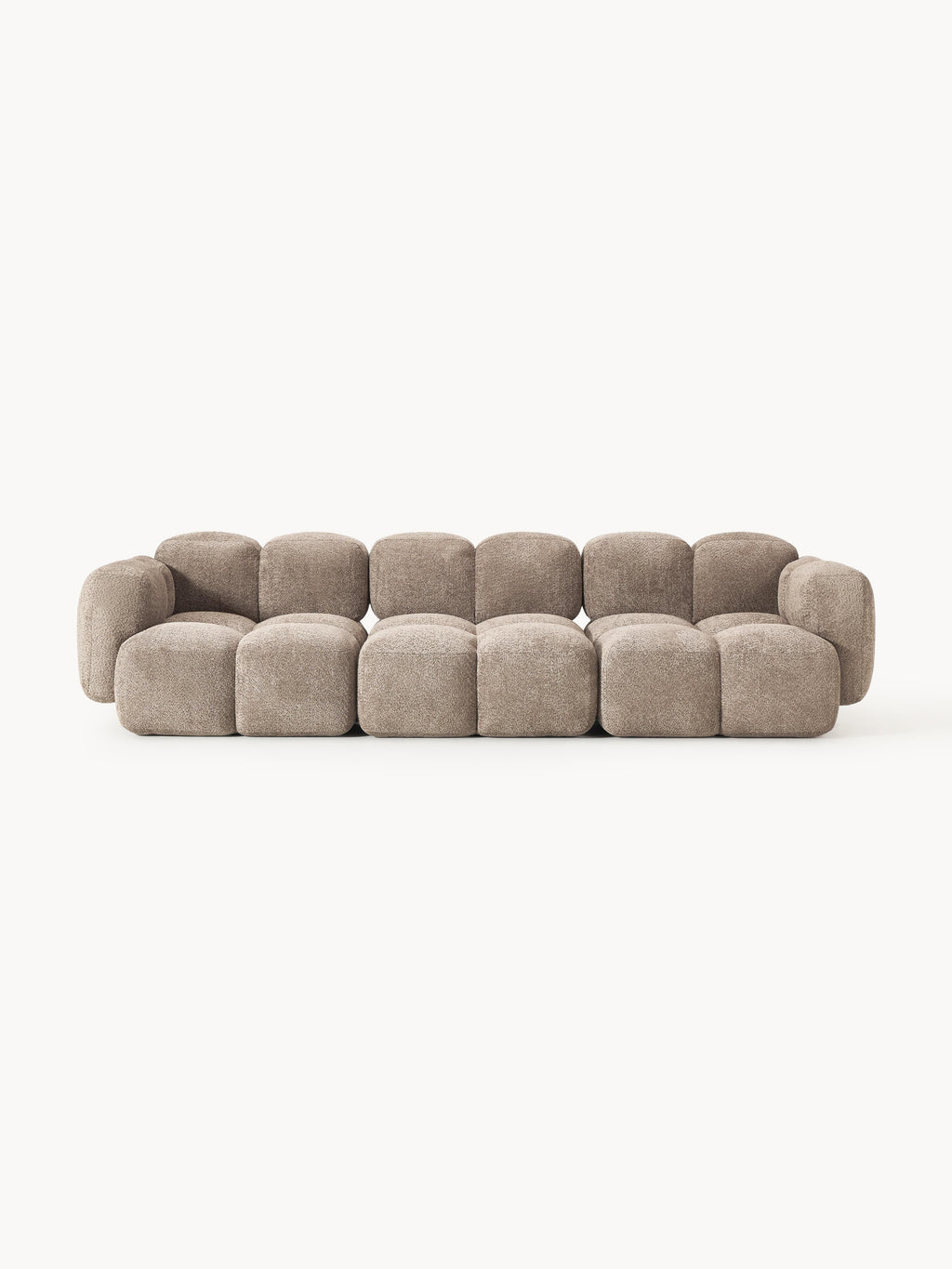 Tayla Modular Teddy-Bouclé Sofa (4-seater)