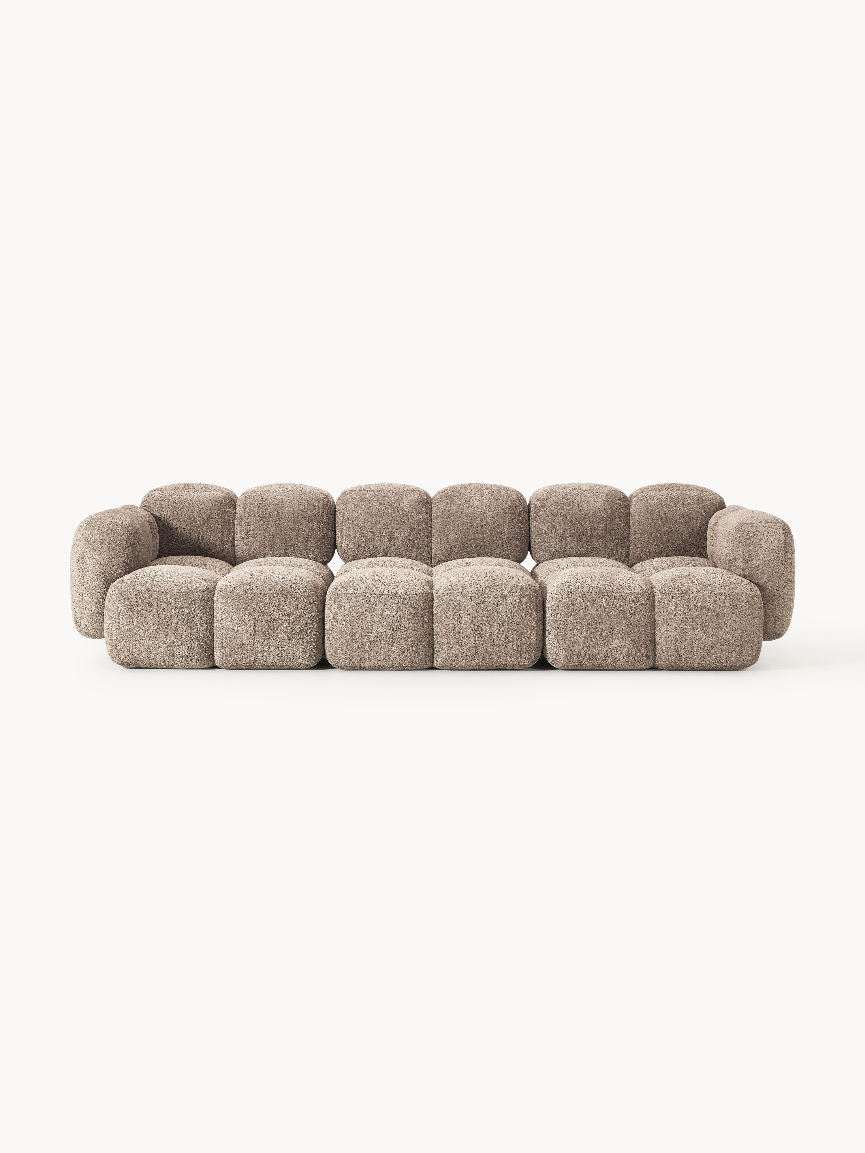 Tayla Modular Teddy-Bouclé Sofa (4-seater)