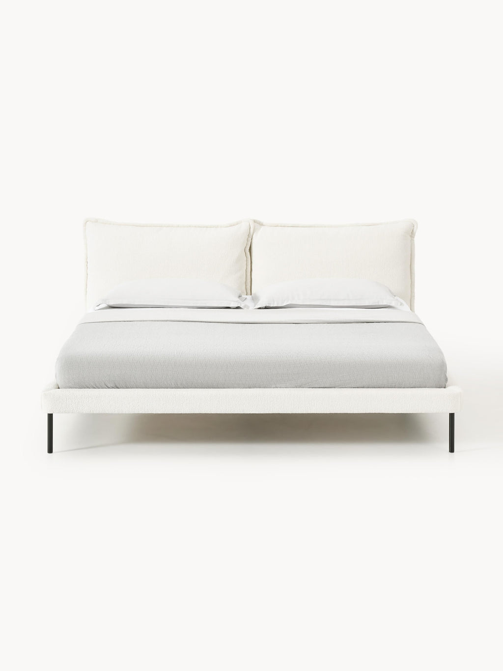 Amelia Upholstered Teddy Bouclé Bed