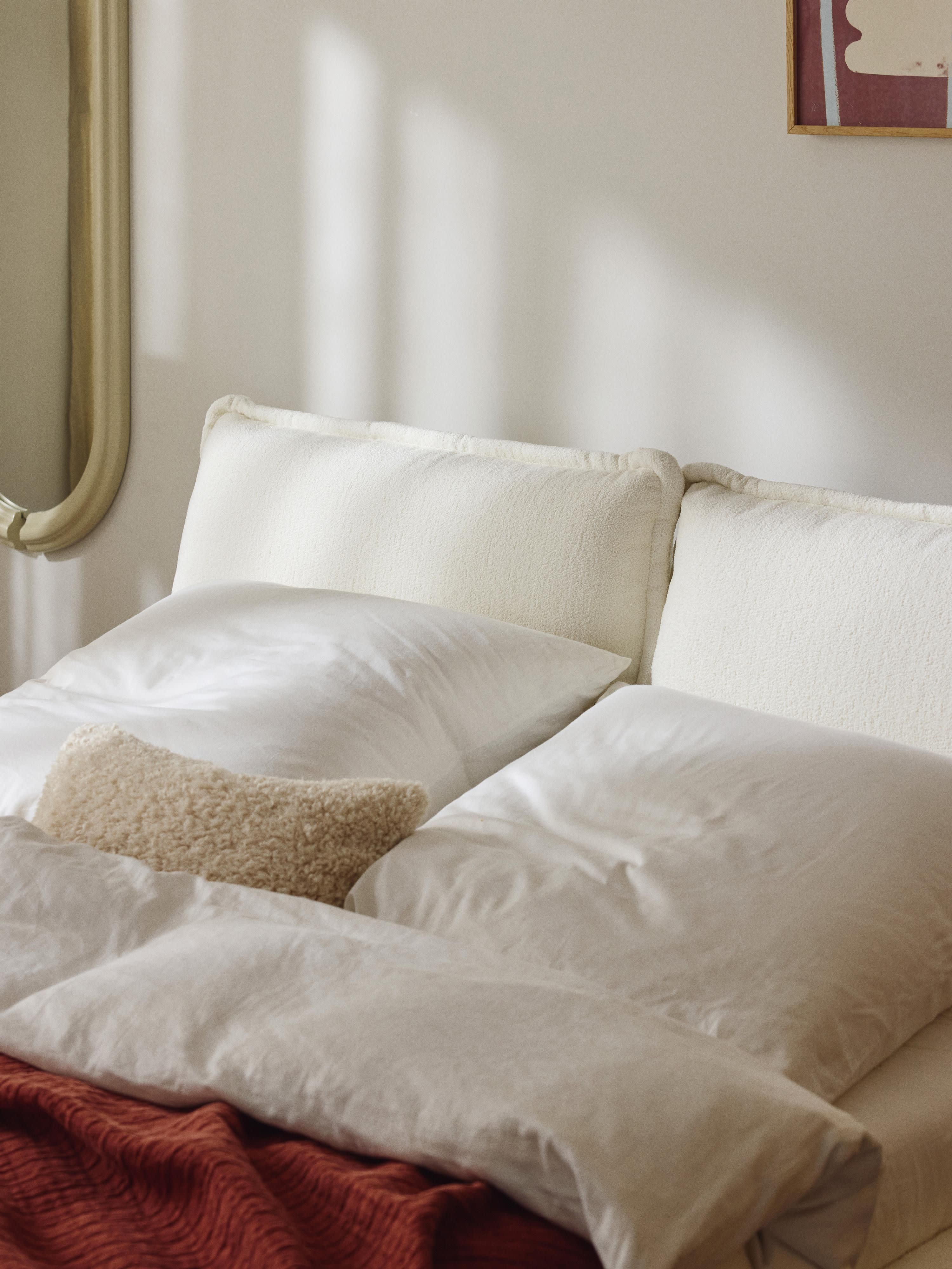 Amelia Upholstered Teddy Bouclé Bed