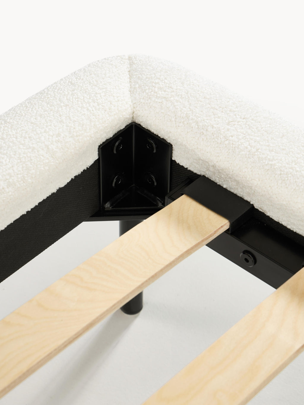 Amelia Upholstered Teddy Bouclé Bed