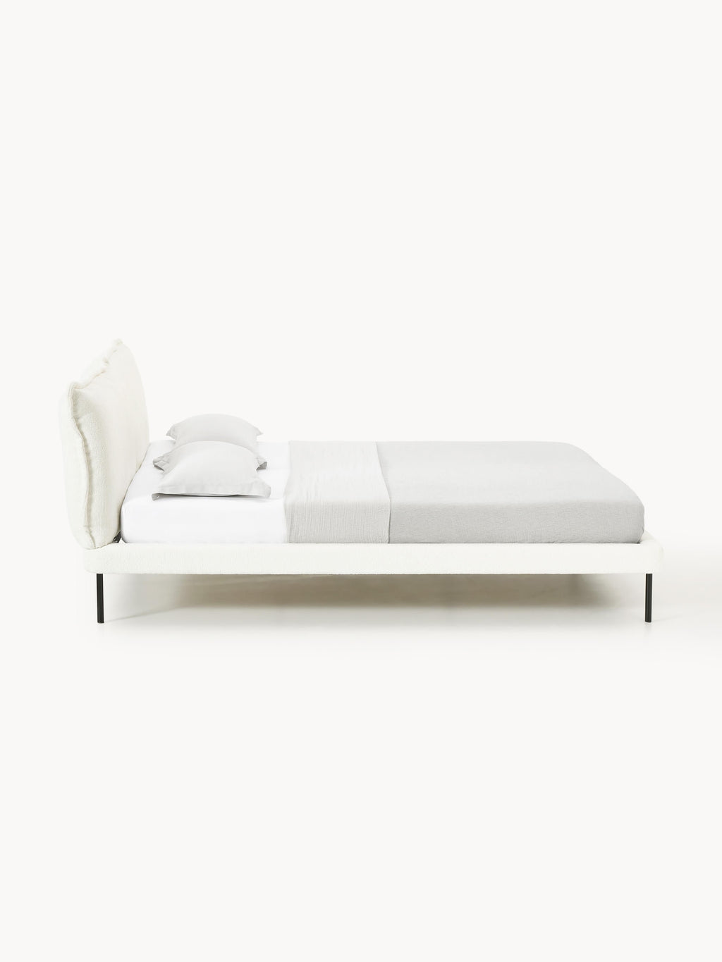 Amelia Upholstered Teddy Bouclé Bed