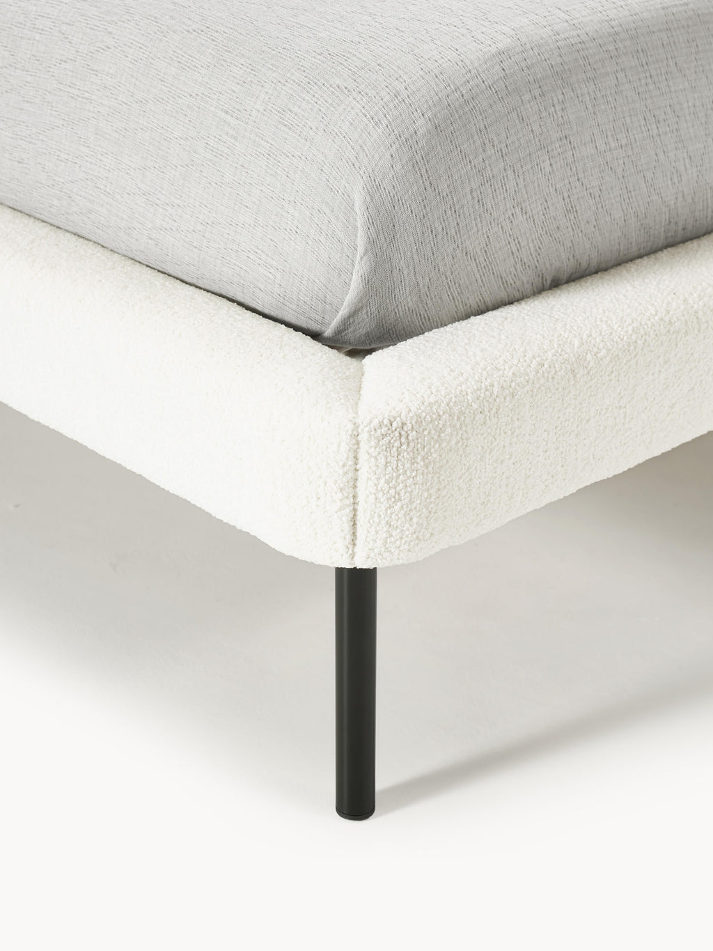 Amelia Upholstered Teddy Bouclé Bed