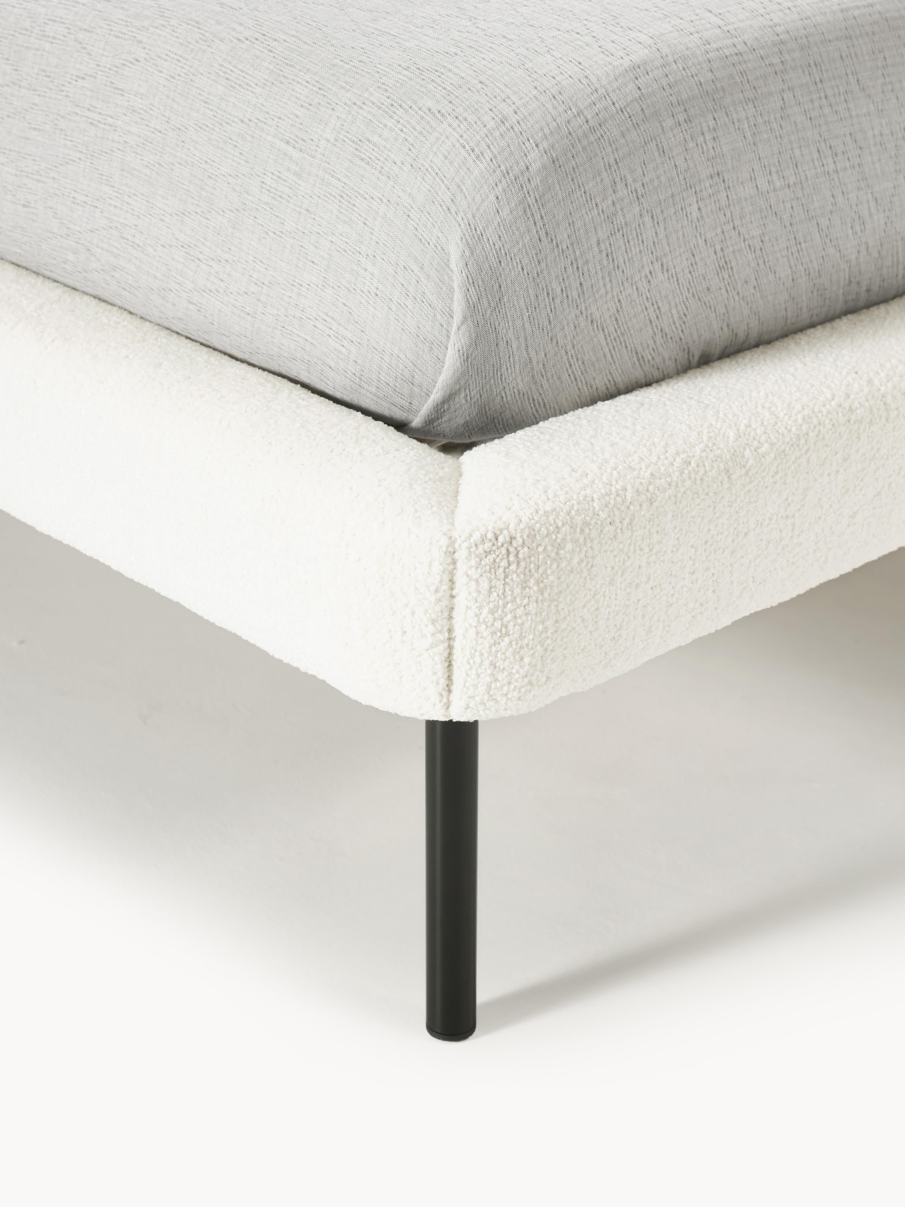 Amelia Upholstered Teddy Bouclé Bed