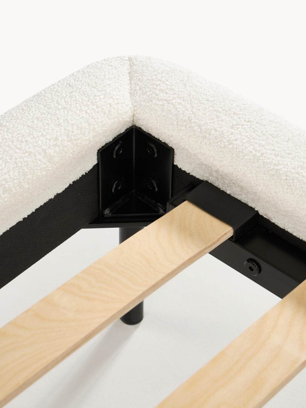 Amelia Upholstered Teddy Bouclé Bed
