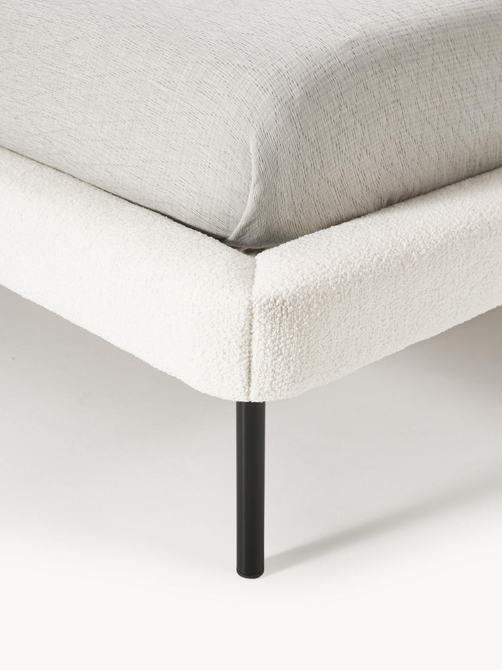 Amelia Upholstered Teddy Bouclé Bed