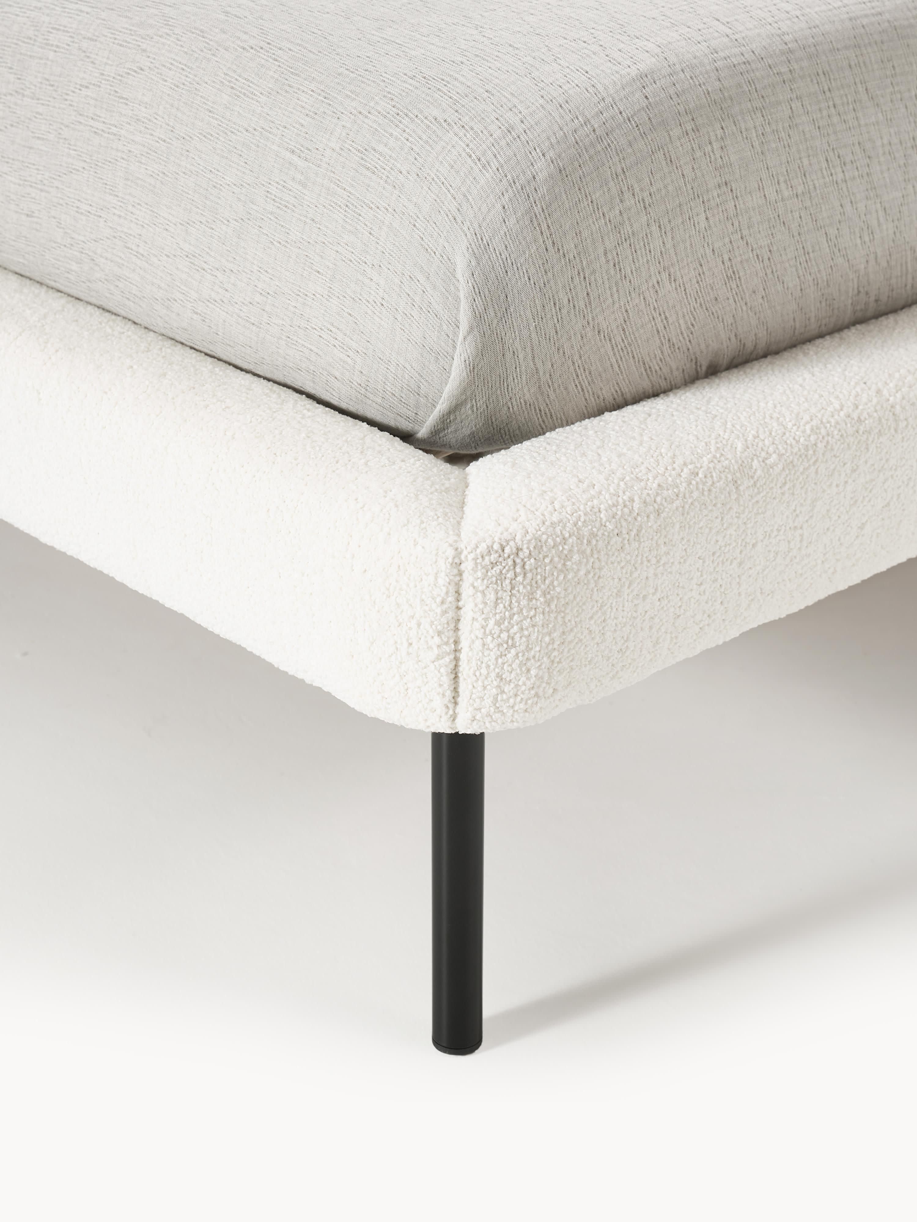 Amelia Upholstered Teddy Bouclé Bed