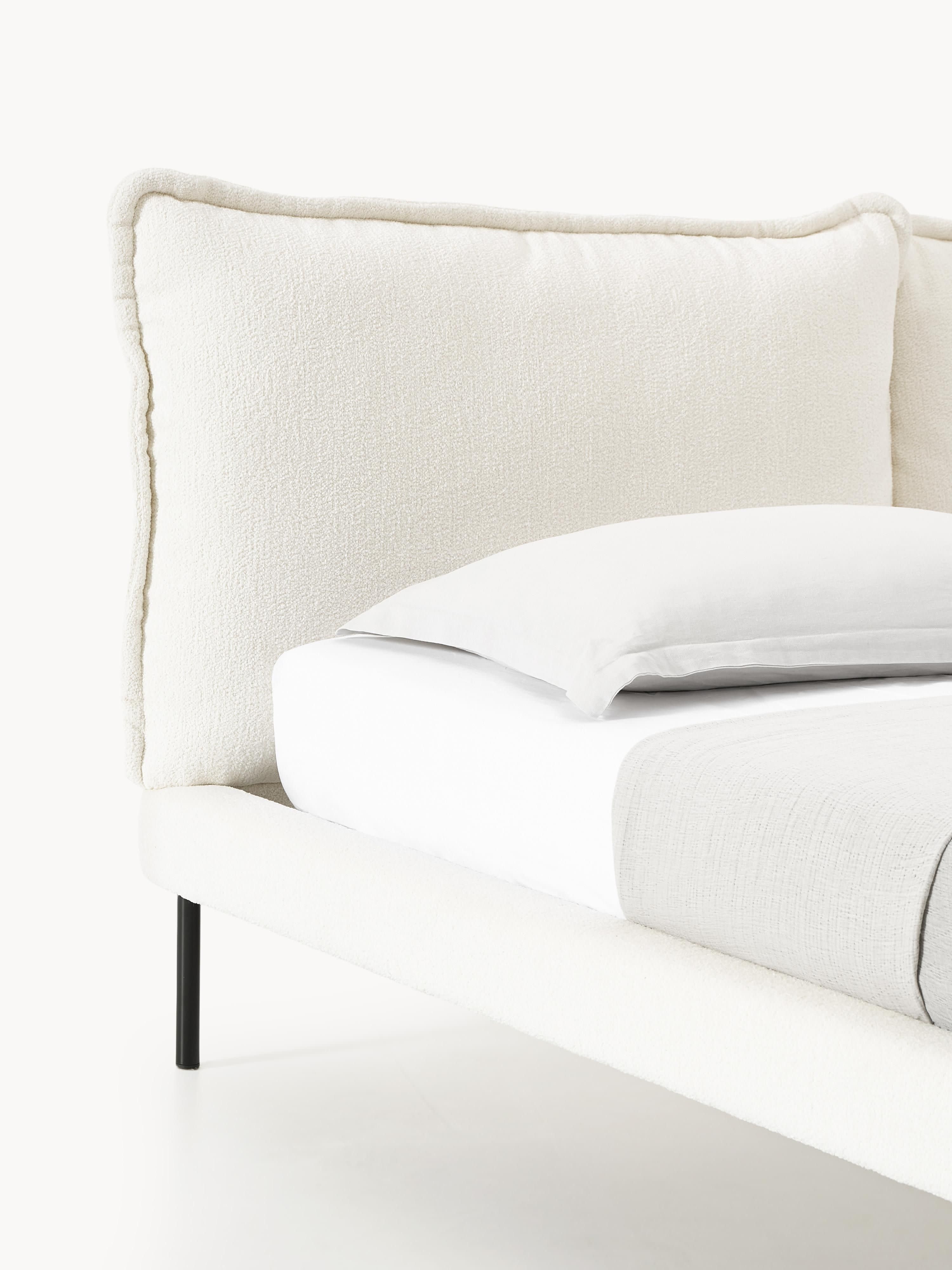 Amelia Upholstered Teddy Bouclé Bed