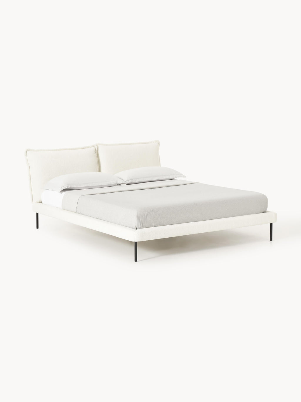 Amelia Upholstered Teddy Bouclé Bed