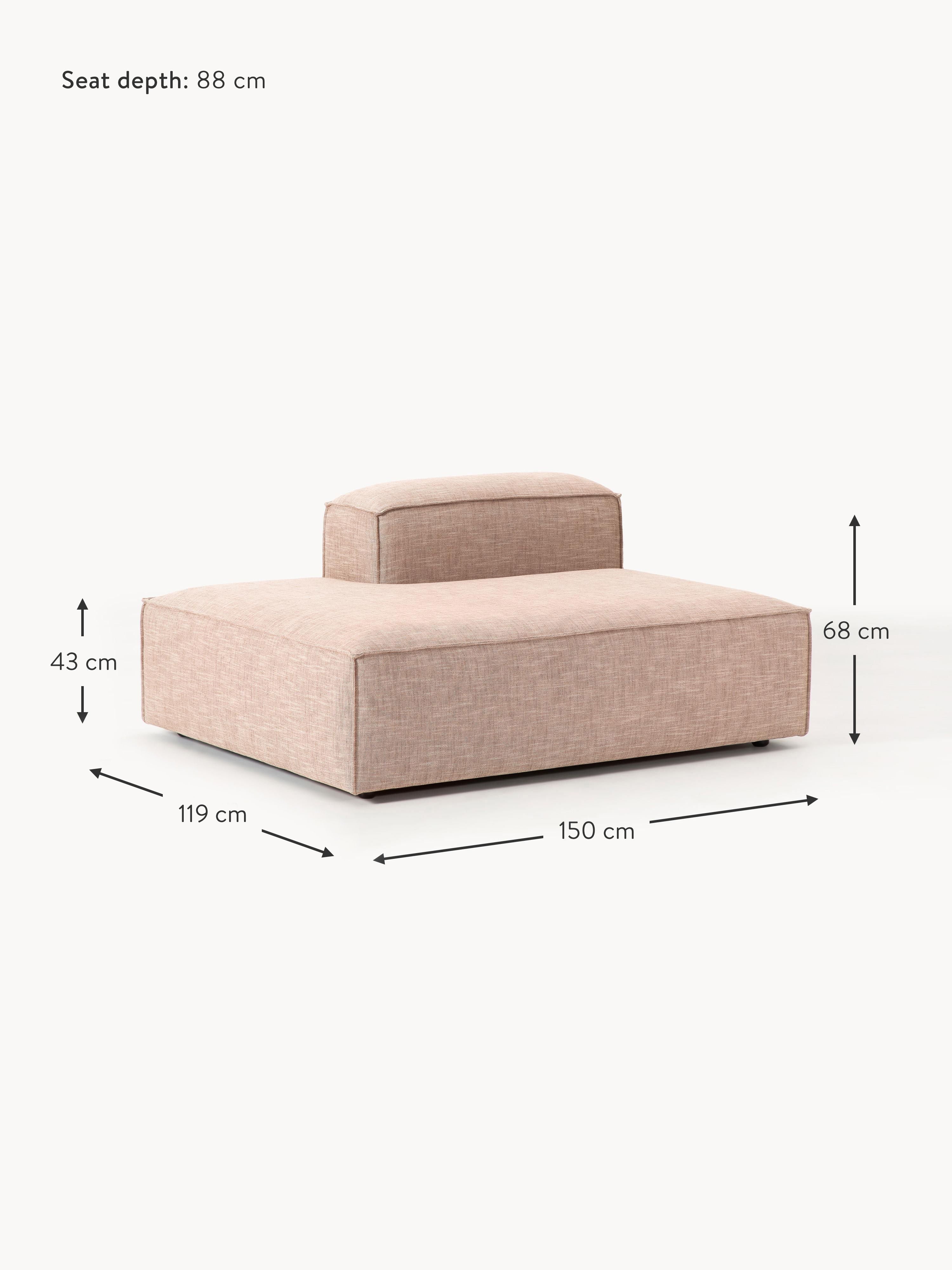Lennon Linen Blend Chaise Module