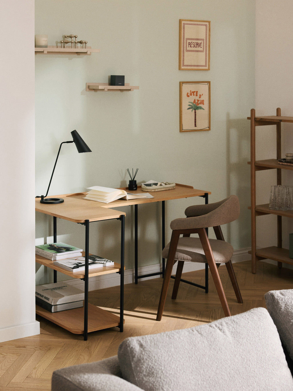 Renee Wooden Corner Desk