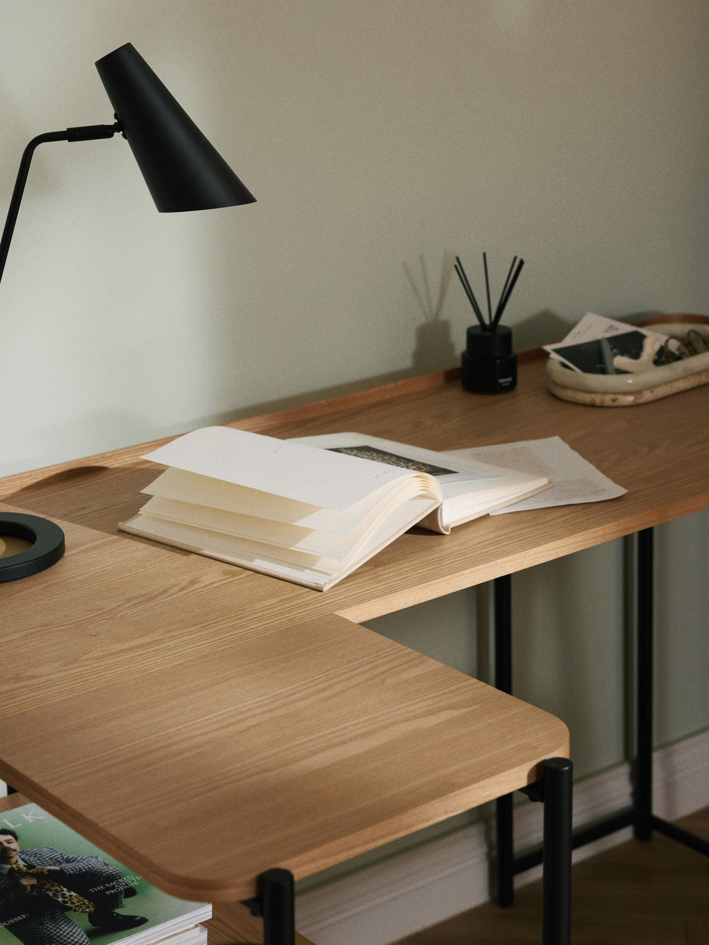 Renee Wooden Corner Desk