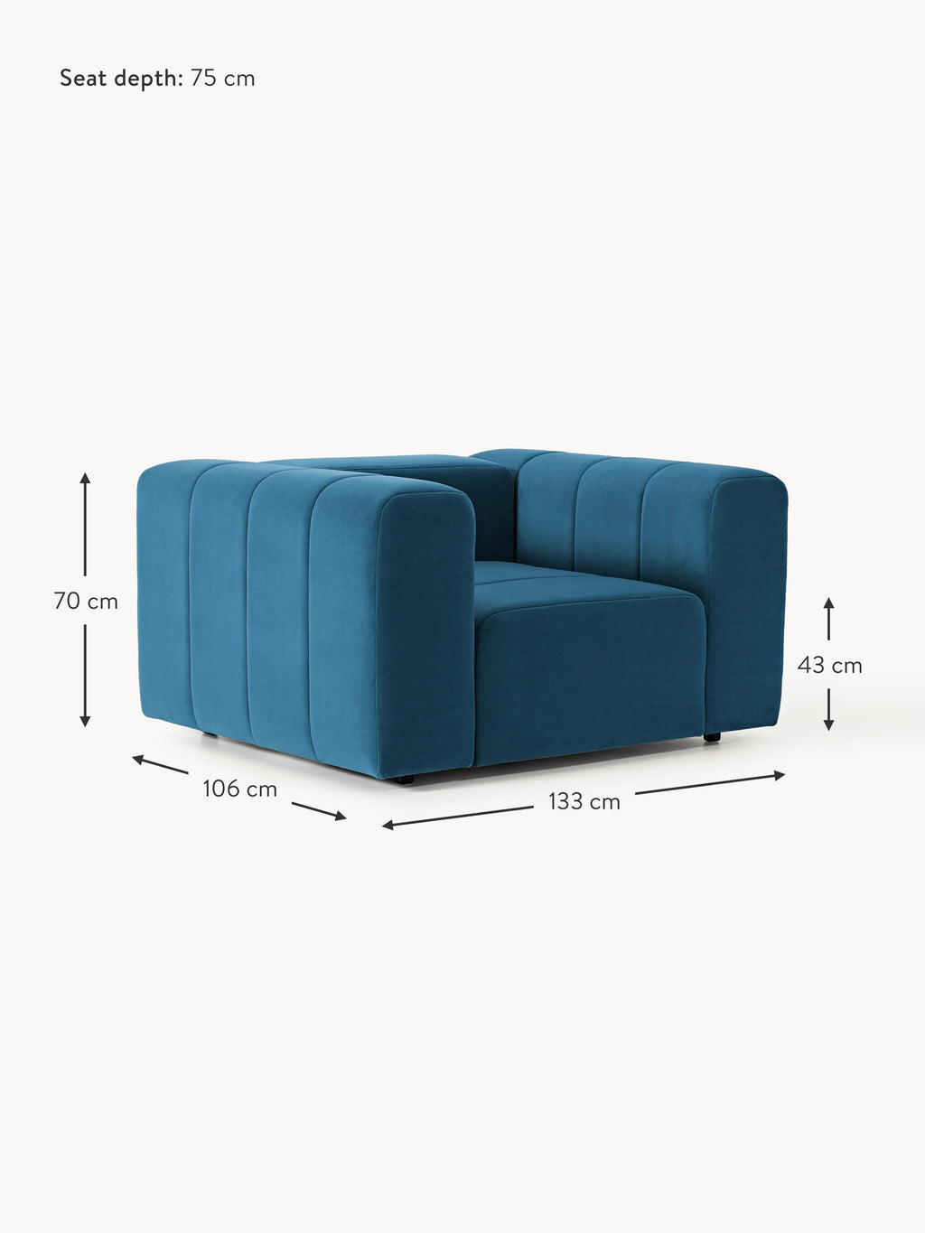 Lena Velvet Lounge Chair