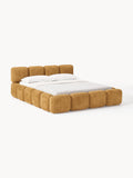 Gallery image 1 - Upholstered Teddy Bouclé Bed Tayla