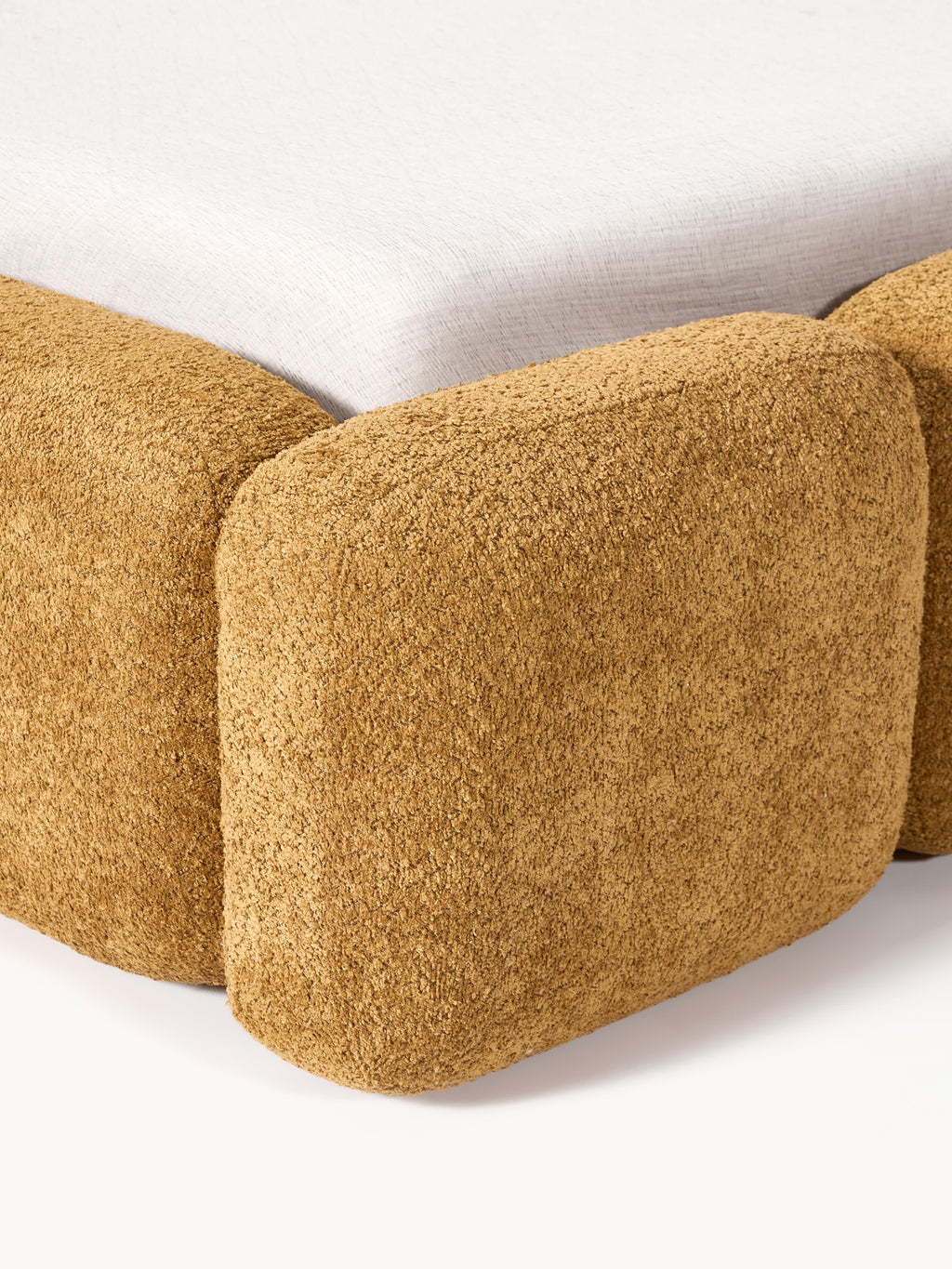 Tayla Upholstered Teddy Bouclé Bed