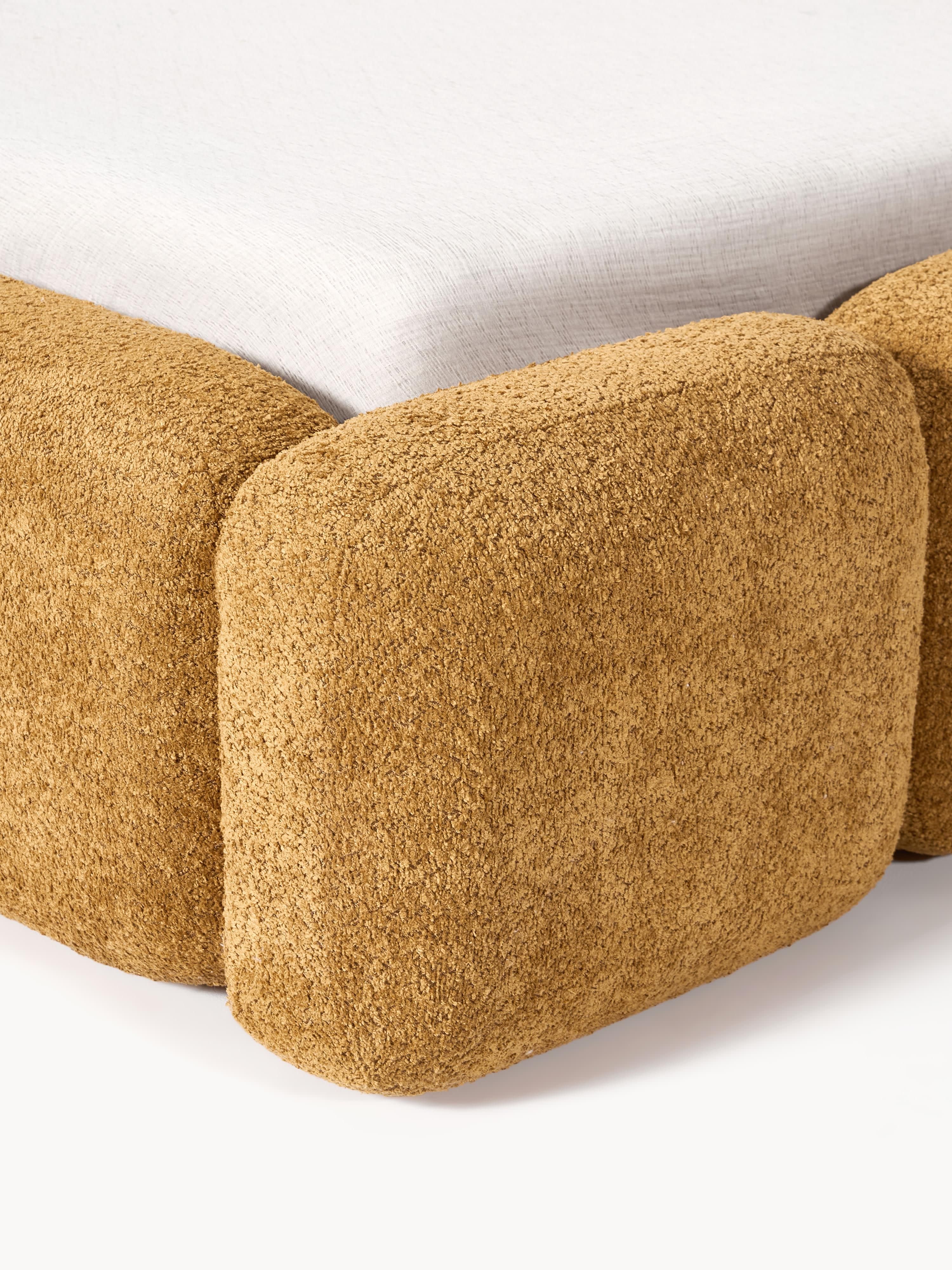 Tayla Upholstered Teddy Bouclé Bed