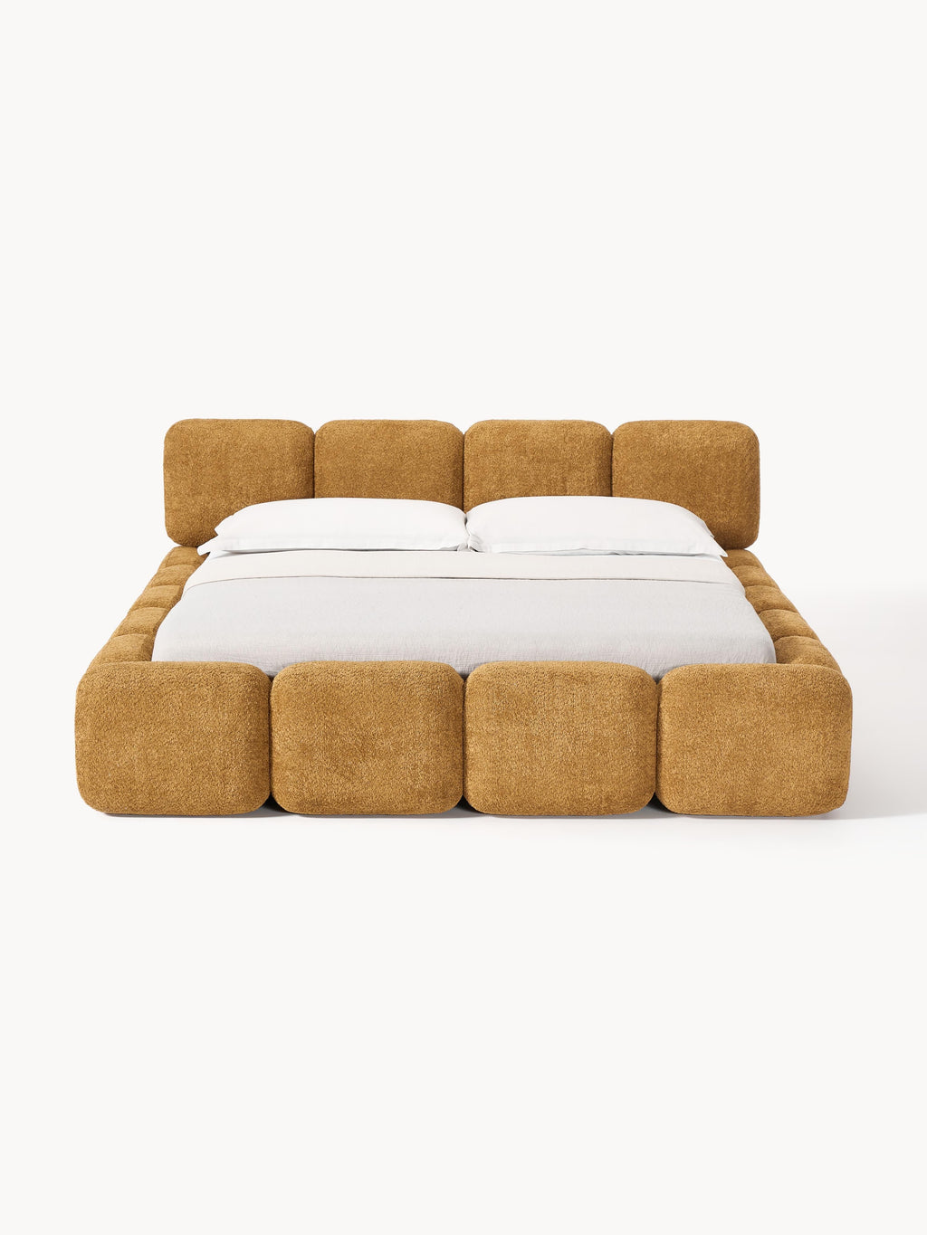 Tayla Upholstered Teddy Bouclé Bed