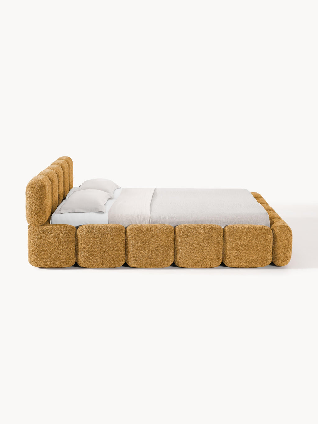 Tayla Upholstered Teddy Bouclé Bed