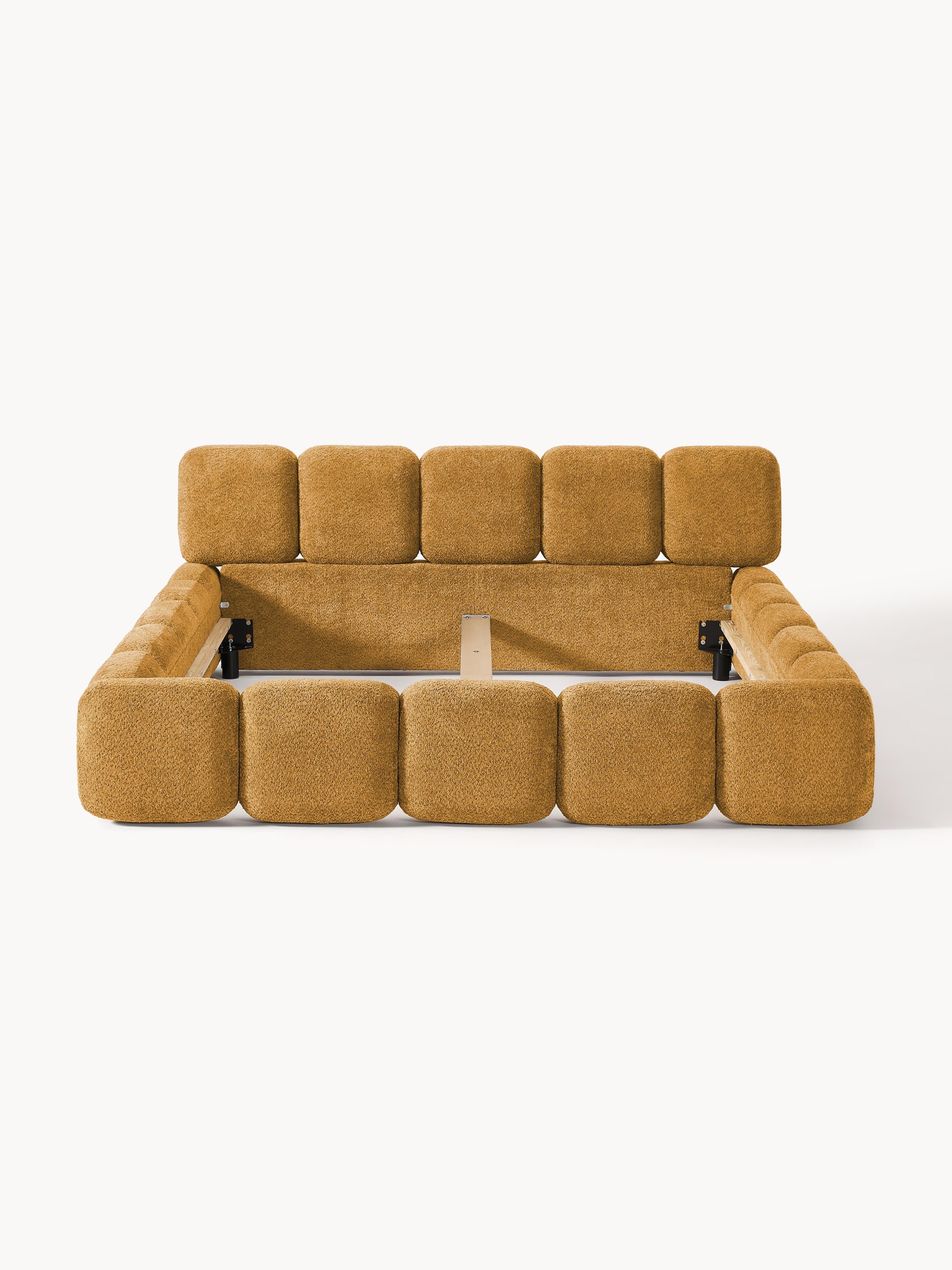 Tayla Upholstered Teddy Bouclé Bed