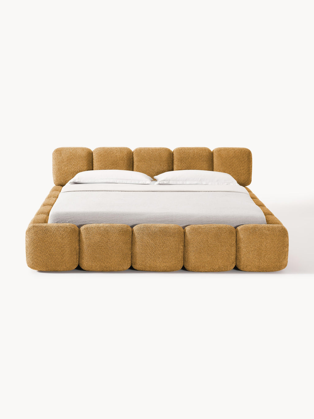 Tayla Upholstered Teddy Bouclé Bed