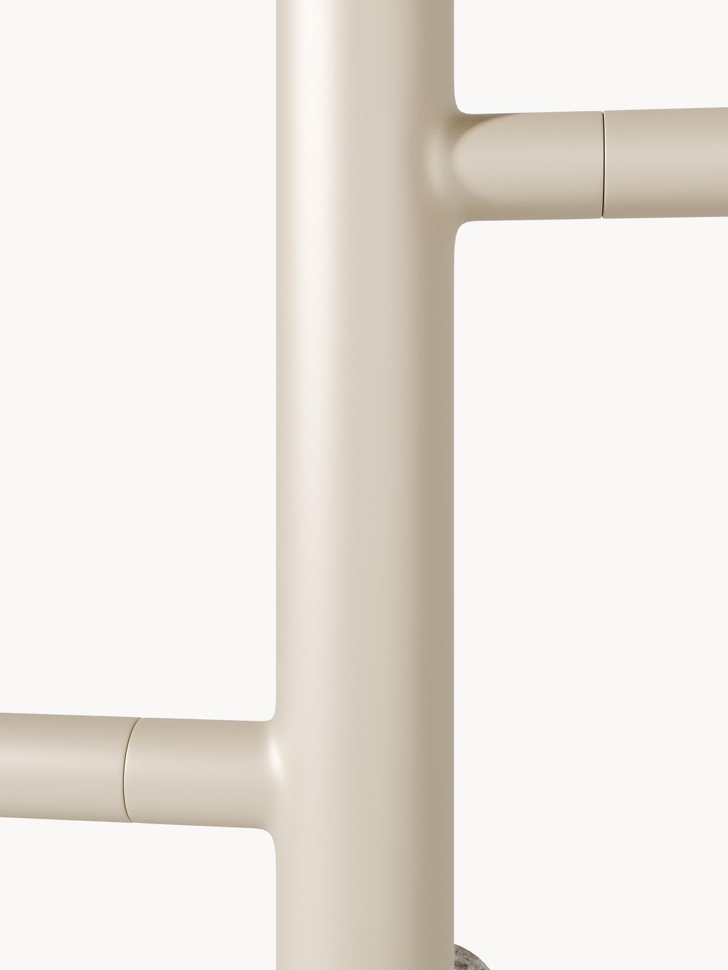 Disa Clothes Rack with Travertine Base
