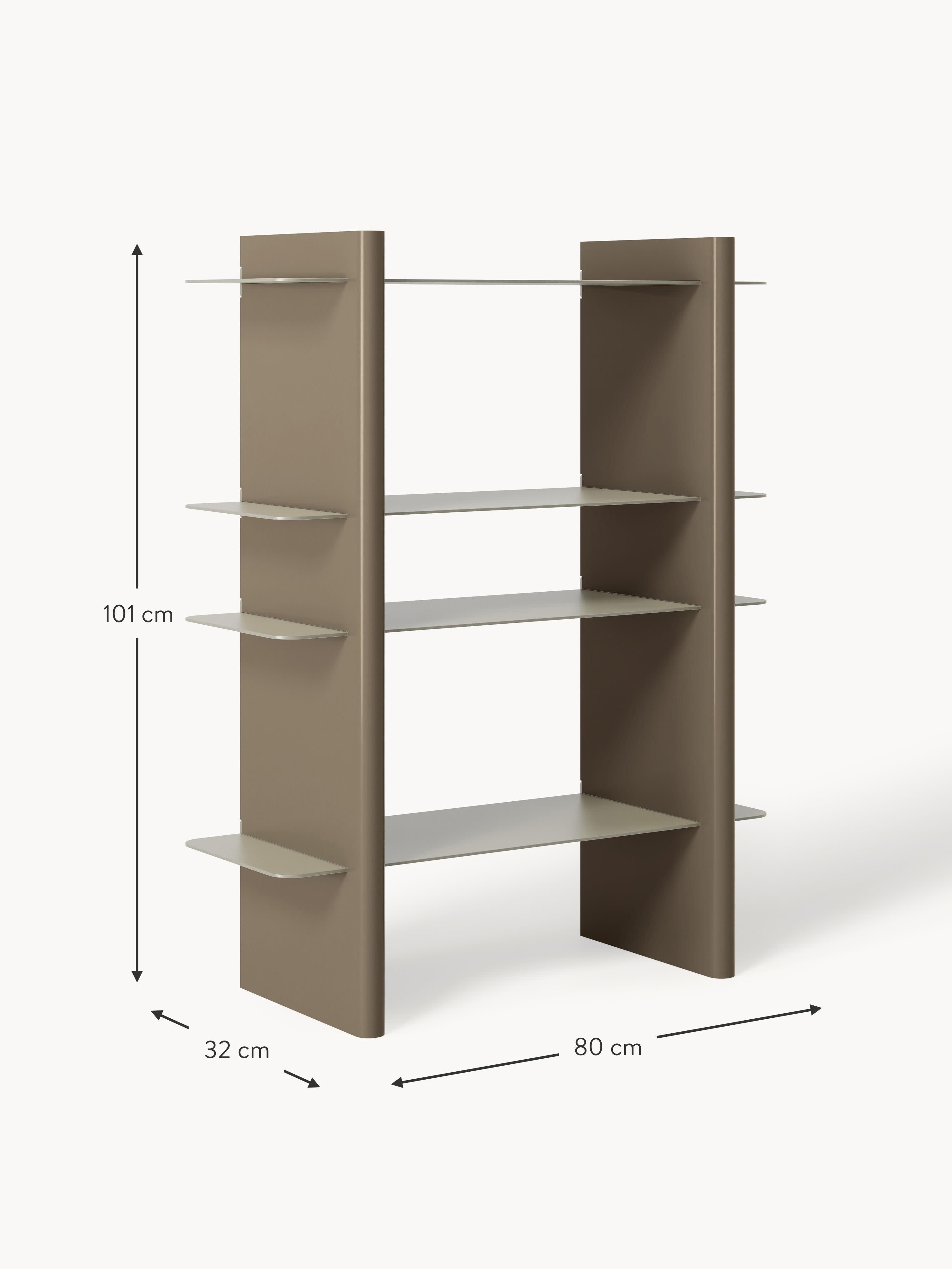 Rami Shelving Unit with Metal Elements