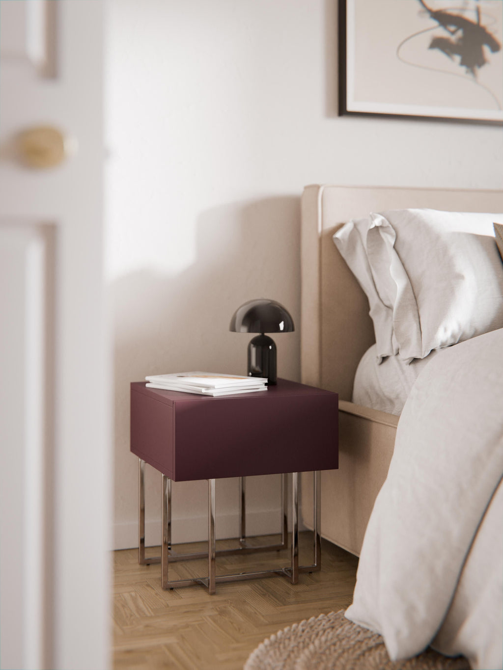 Joe Wooden Bedside Table