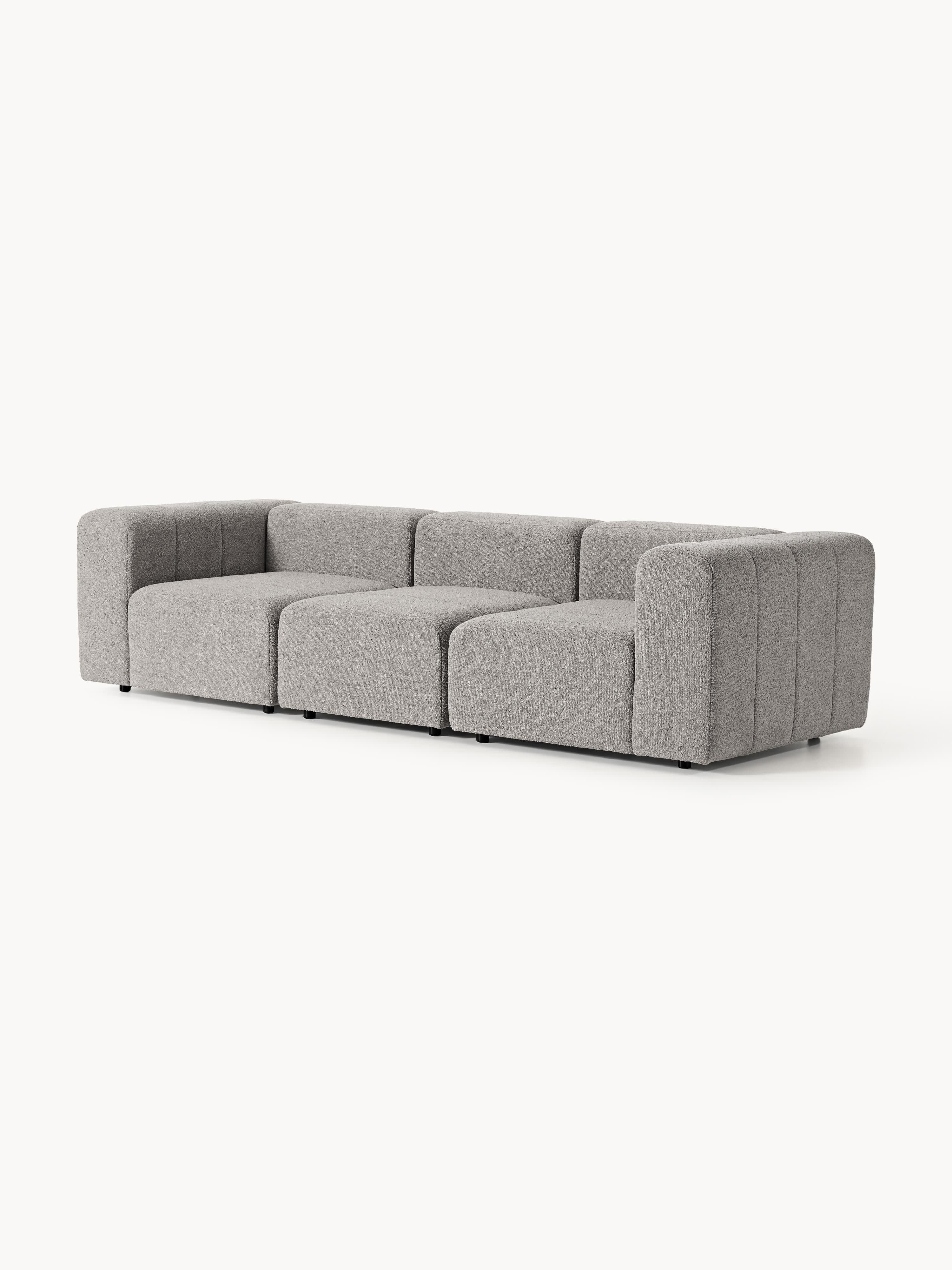 Lena Bouclé Modular Sofa (4-seater)