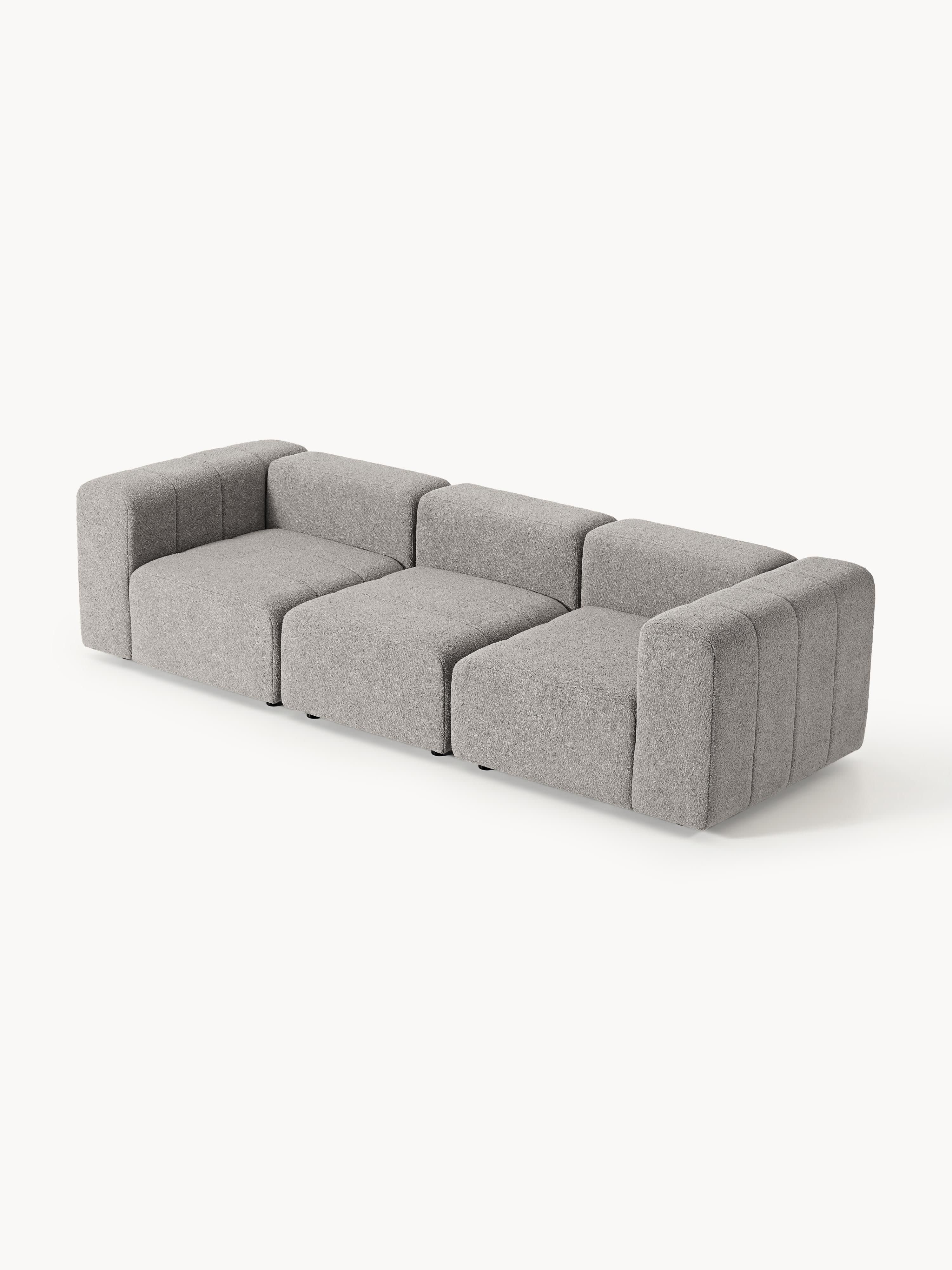 Lena Bouclé Modular Sofa (4-seater)