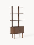 Gallery image 1 - Narrow Shelving Unit Calary with Fluted Front
