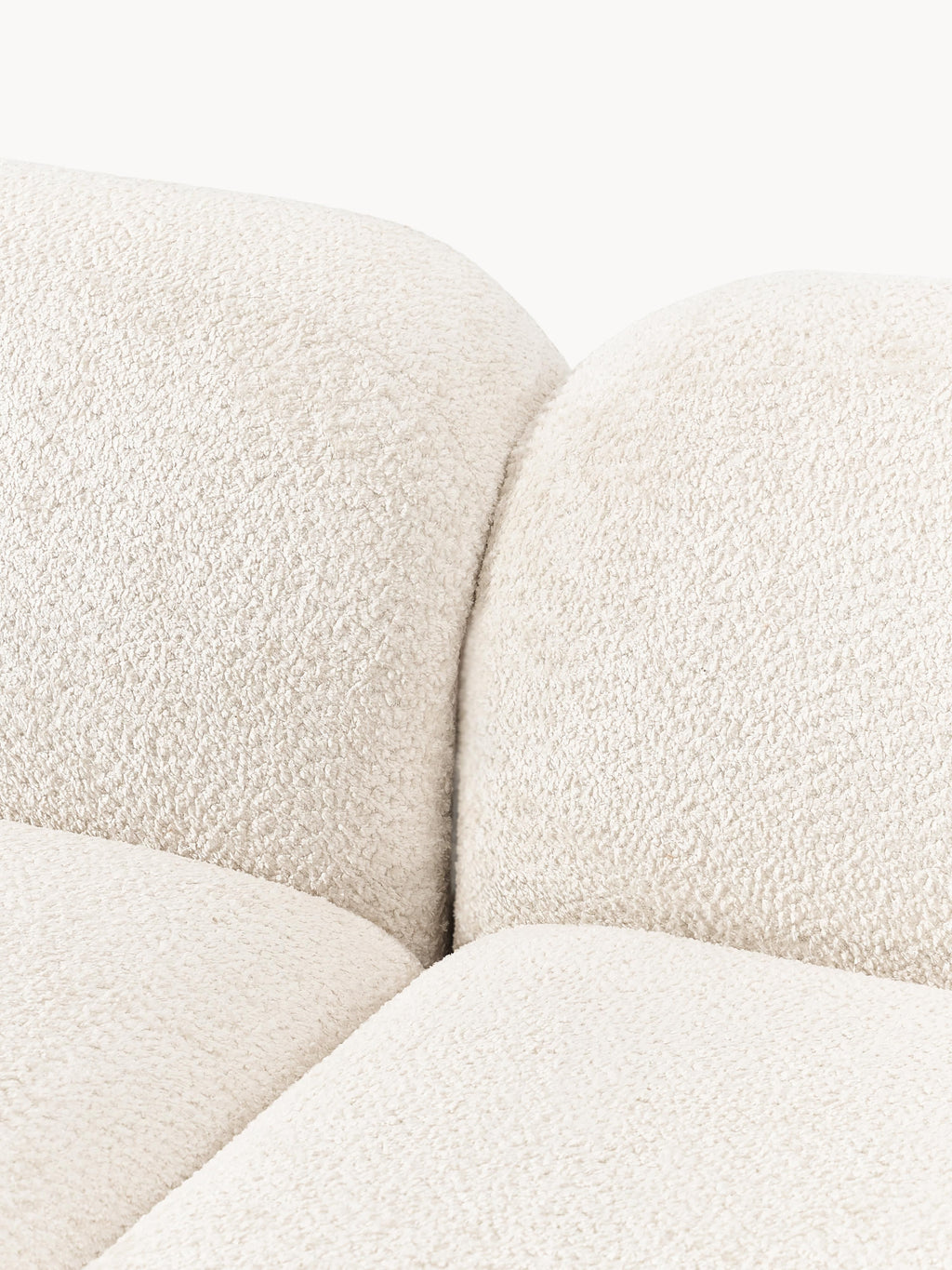 Wolke Modular Teddy Bouclé Corner Sofa (4-seater)