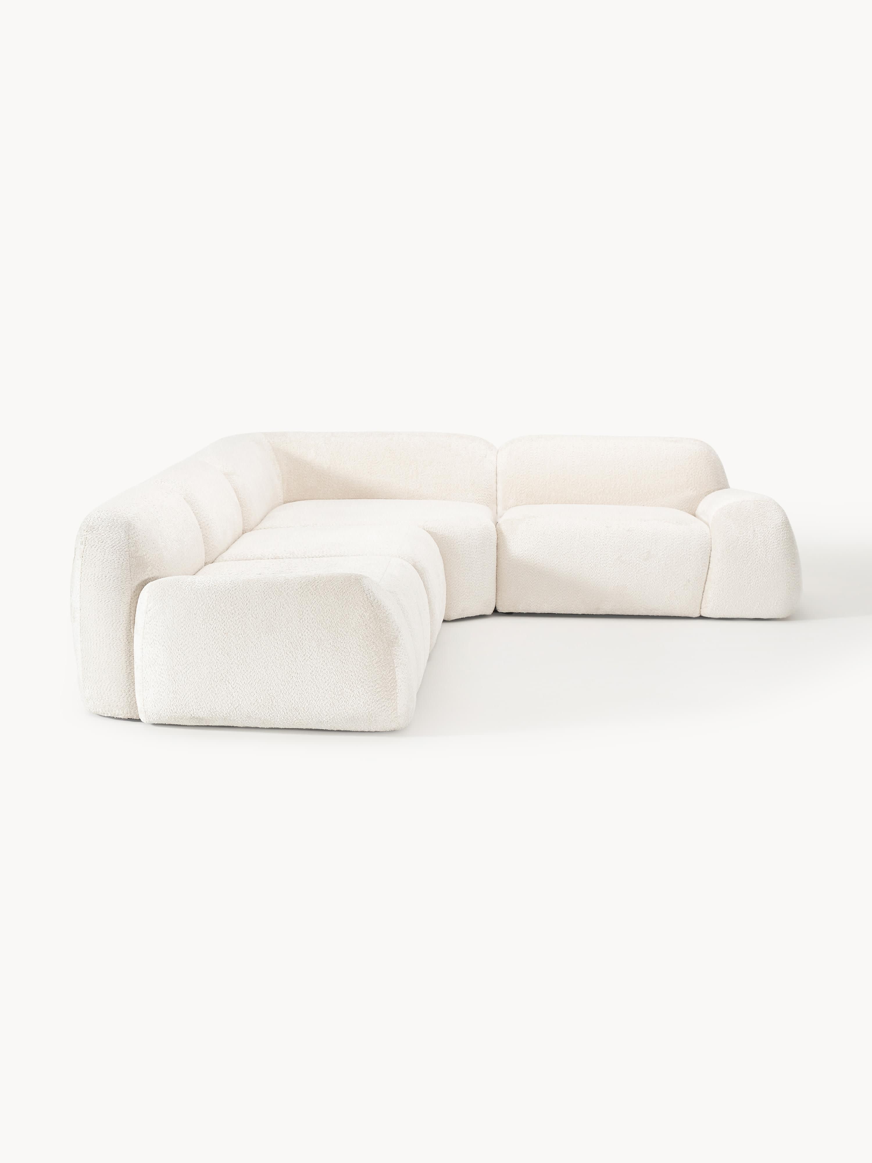 Wolke Modular Teddy Bouclé Corner Sofa (4-seater)
