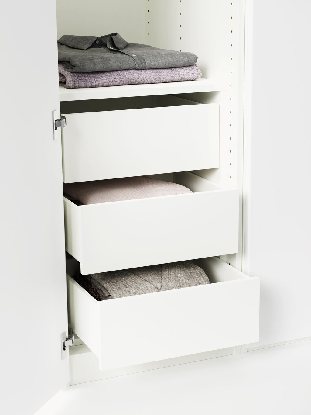 Leon Modular Corner Wardrobe, 165 cm Wide, in various sizes