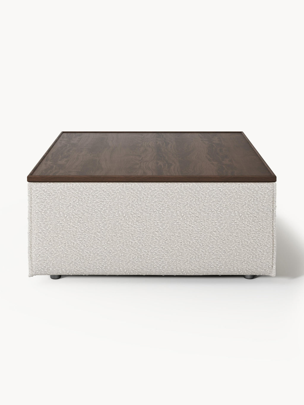 Lennon Bouclé Ottoman with Storage