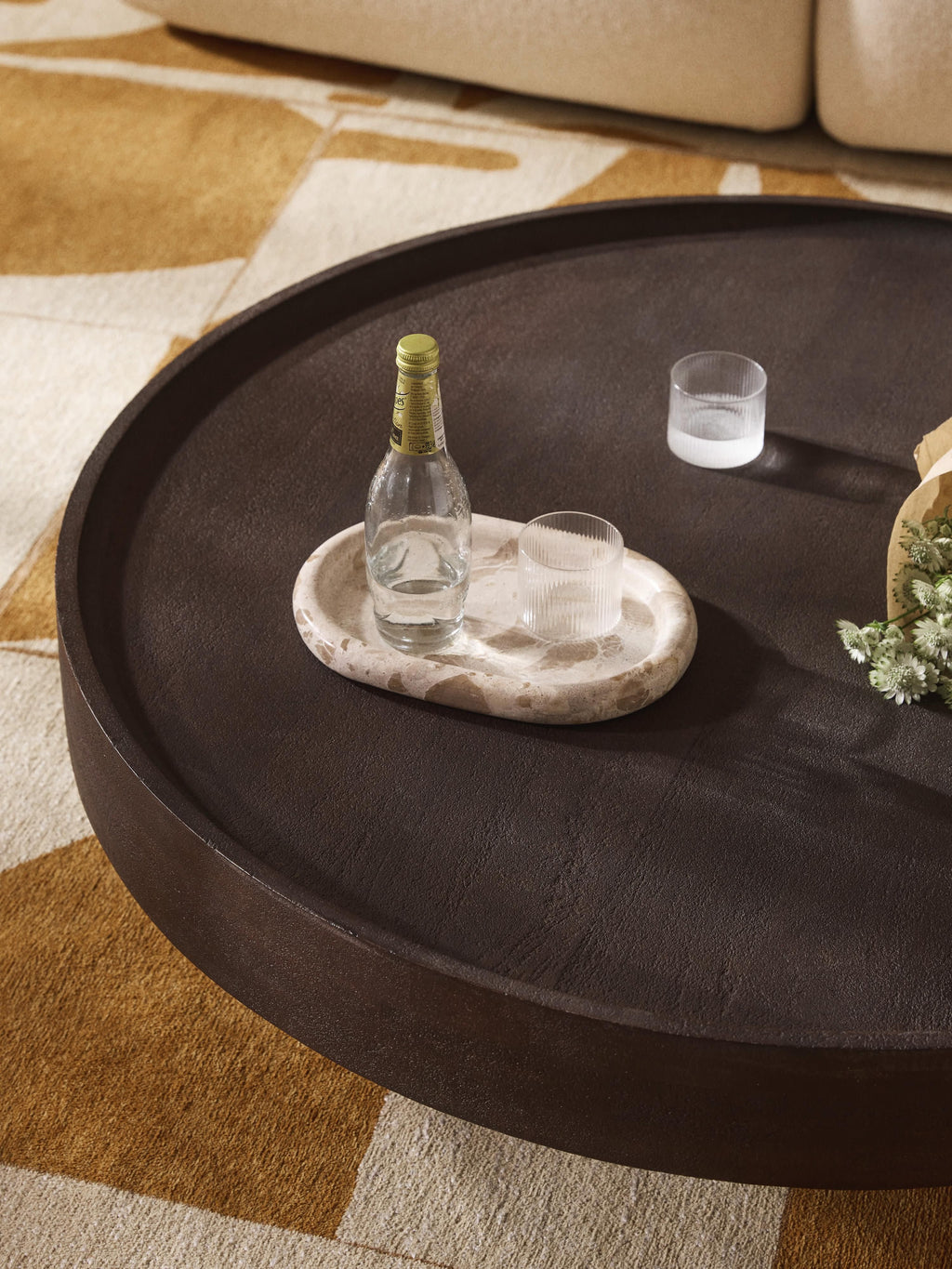 Benno Round Xl Mango Wood Coffee Table