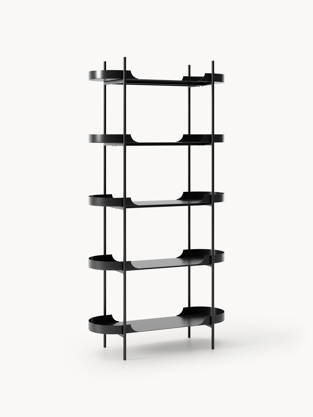 Taru Tall Metal Shelving Unit