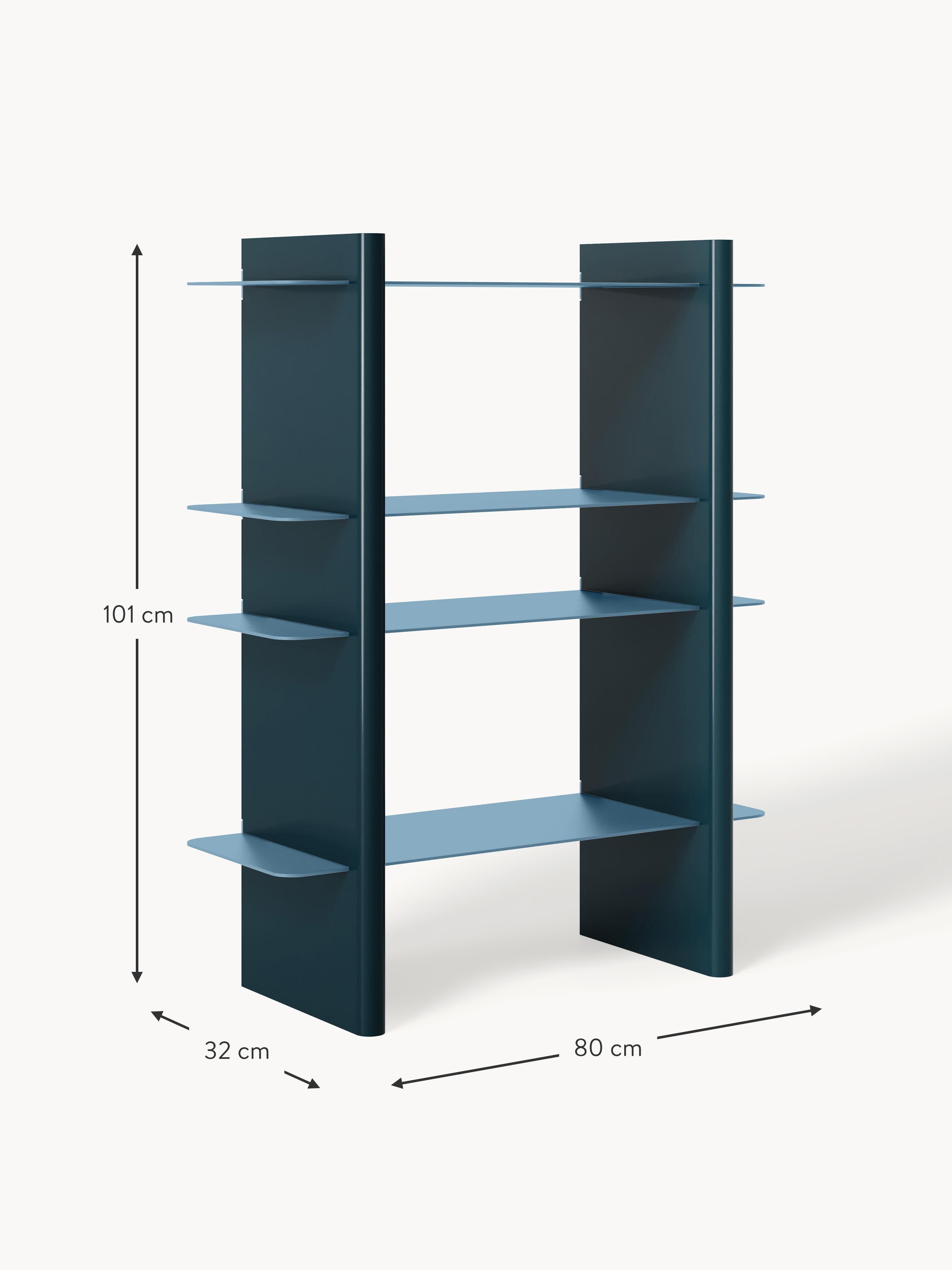 Rami Shelving Unit with Metal Elements