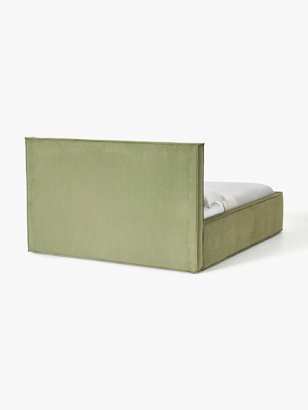 Dream Upholstered Corduroy Bed with Storage Space