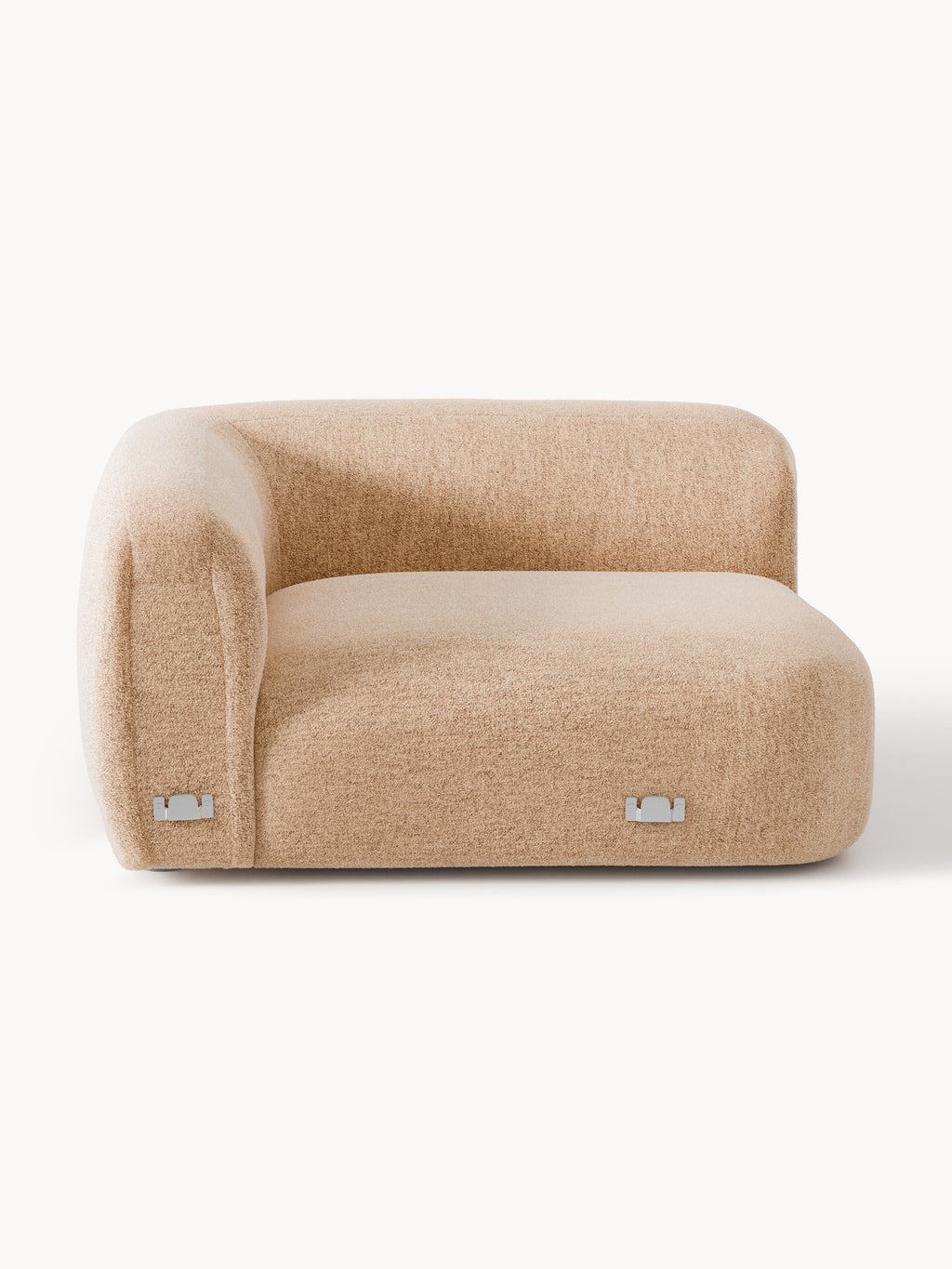 Wolke Round Bouclé Corner Module