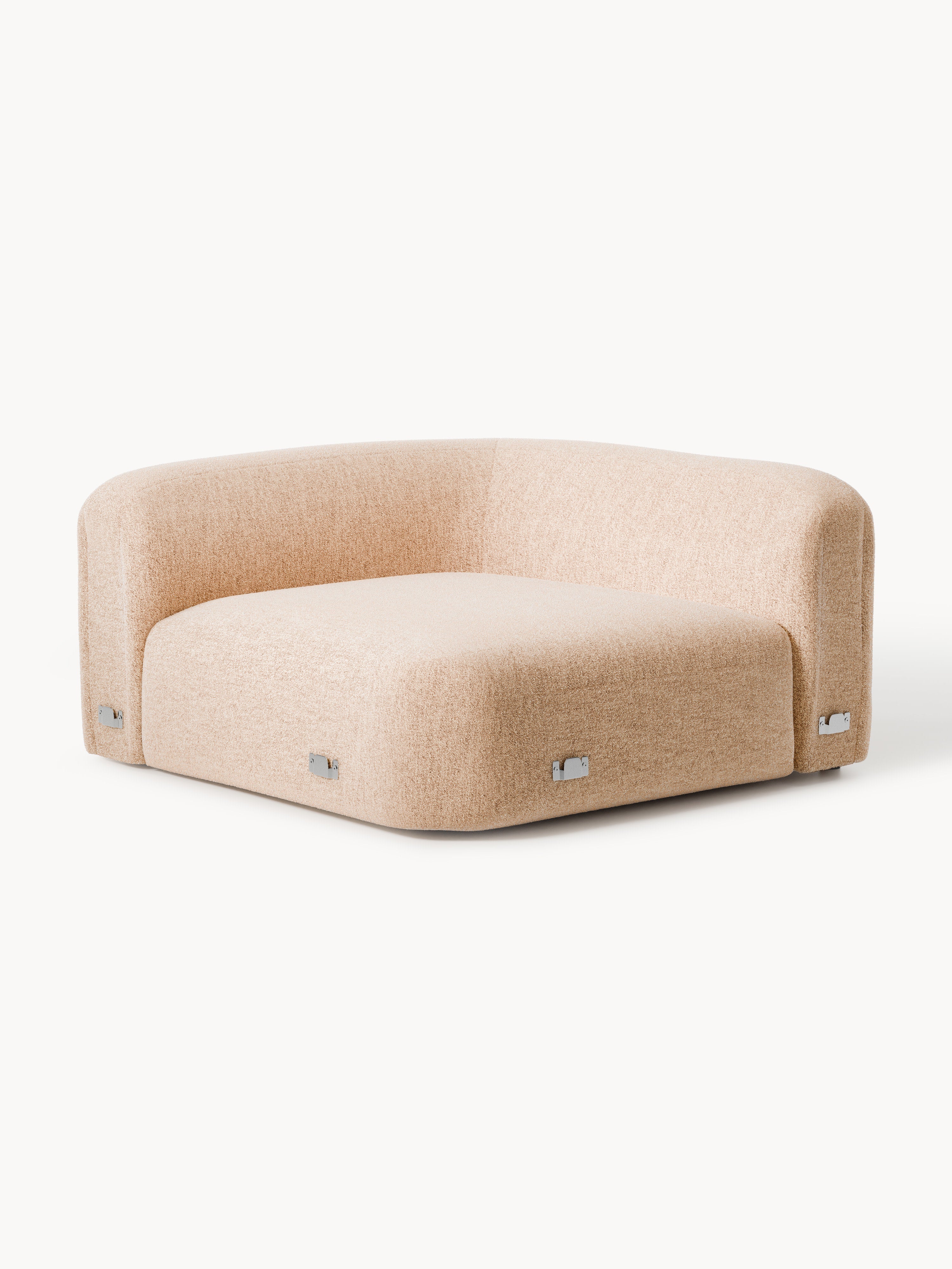 Gallery image 1 - Round Bouclé Corner Module Wolke