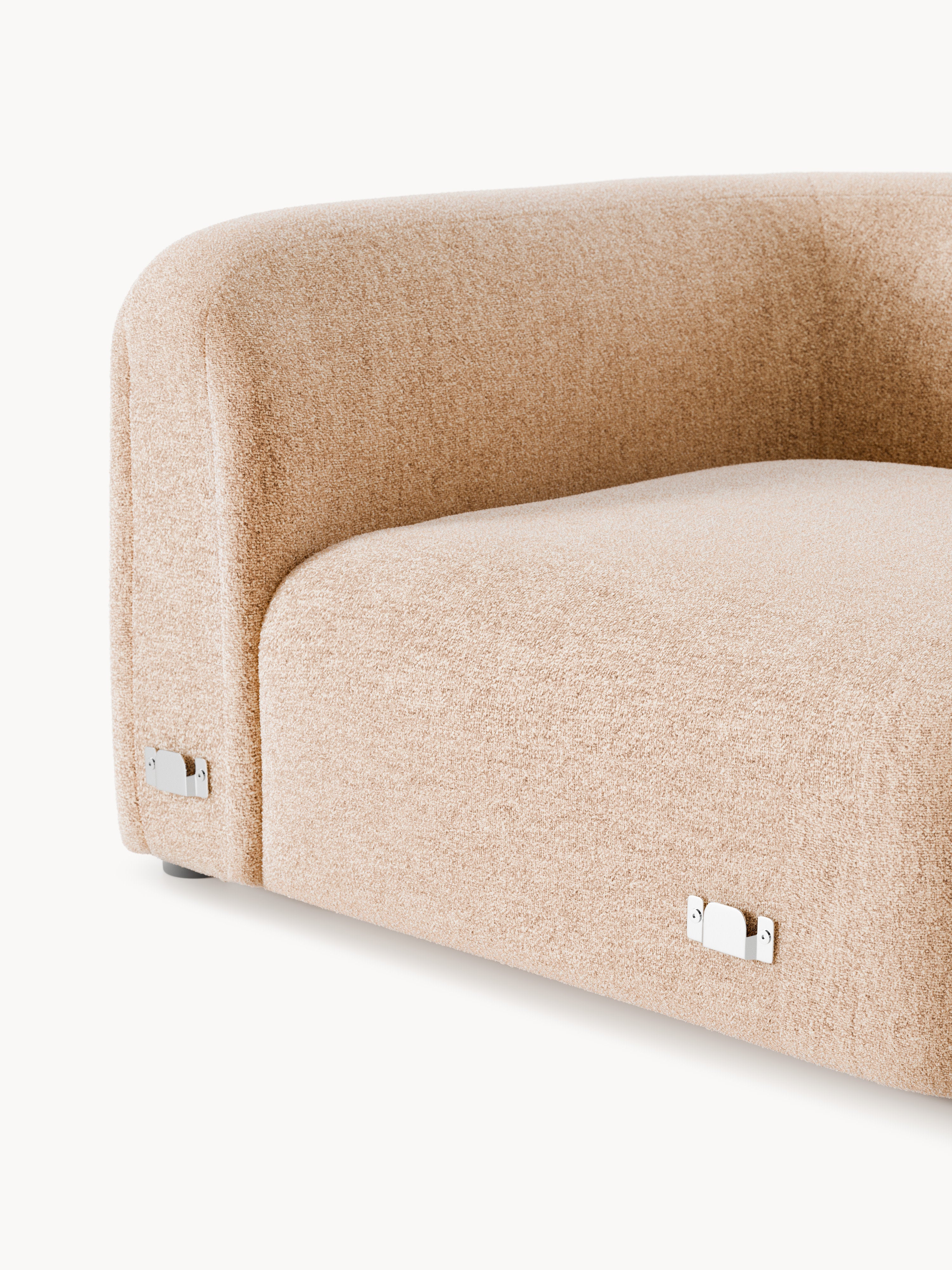 Wolke Round Bouclé Corner Module