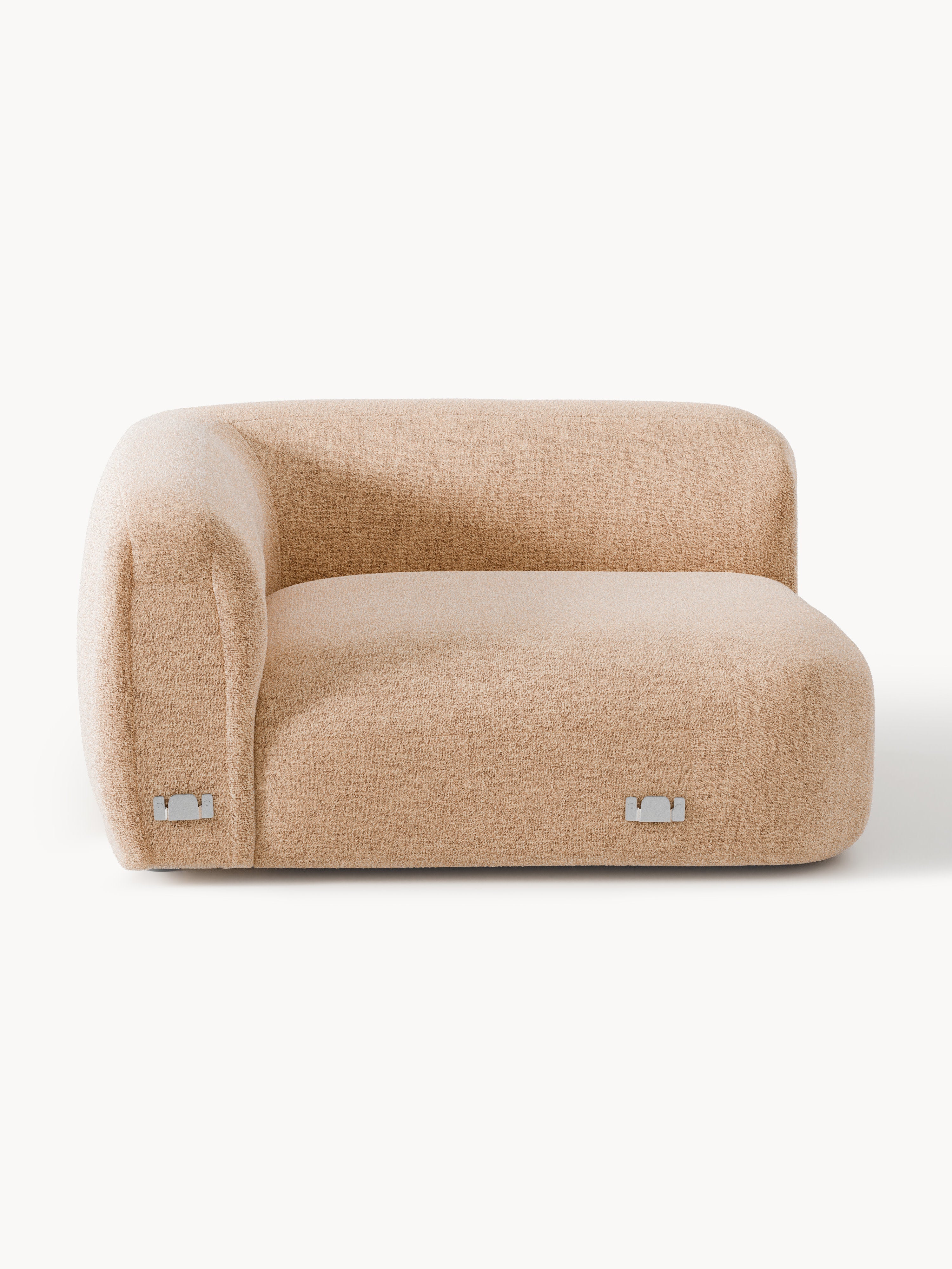 Wolke Round Bouclé Corner Module