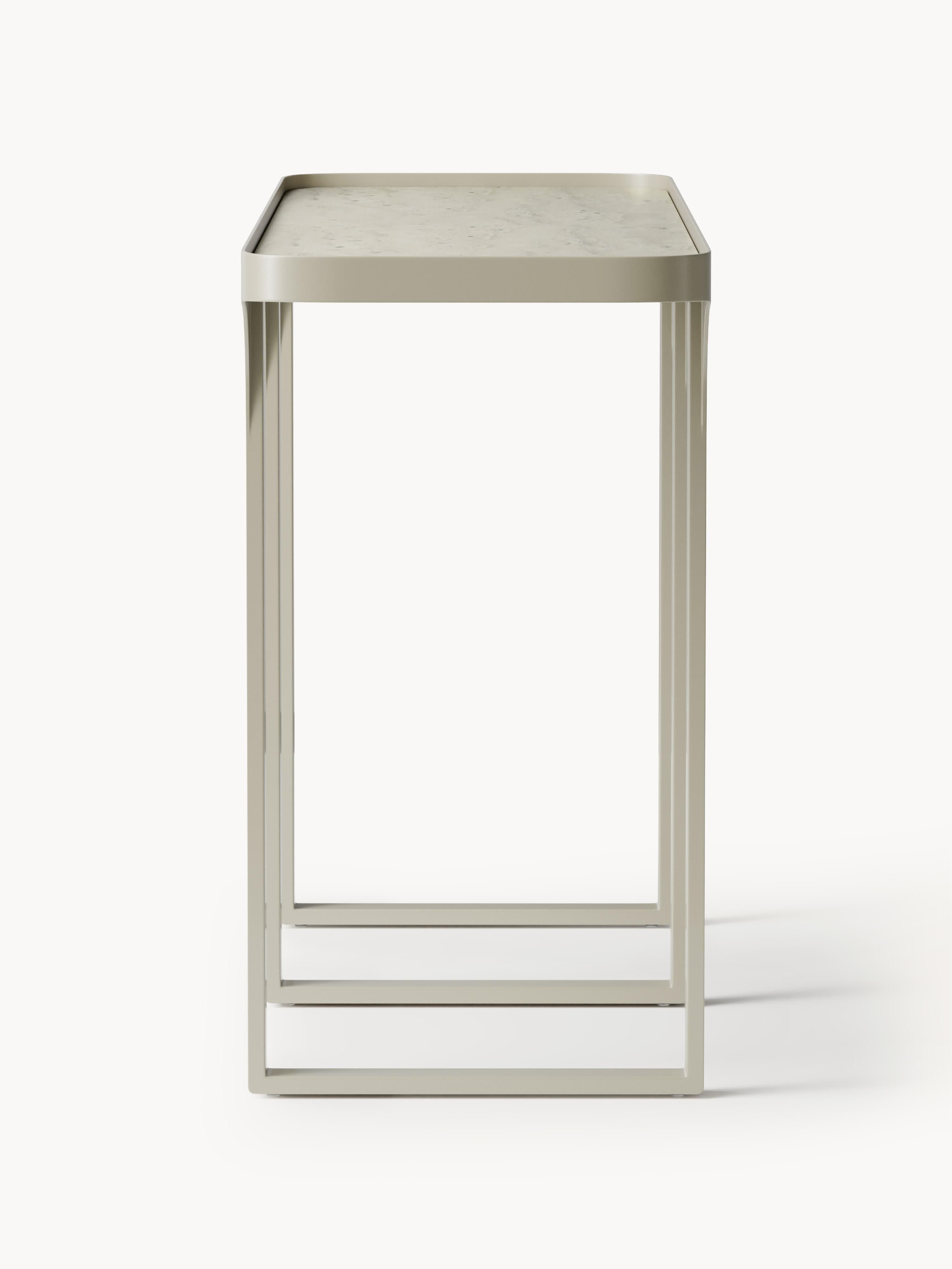 Bella Travertine Effect Console Table