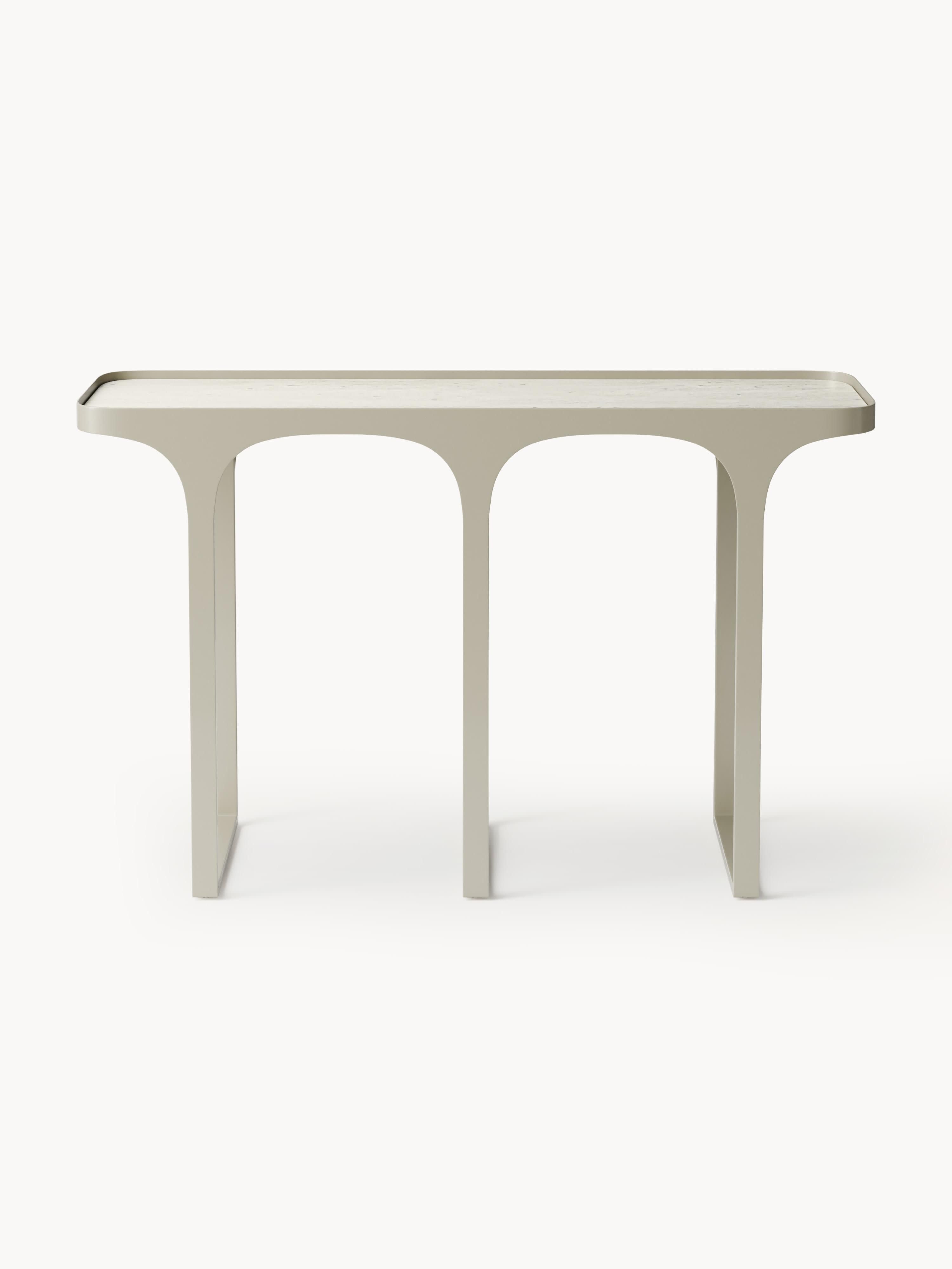 Bella Travertine Effect Console Table