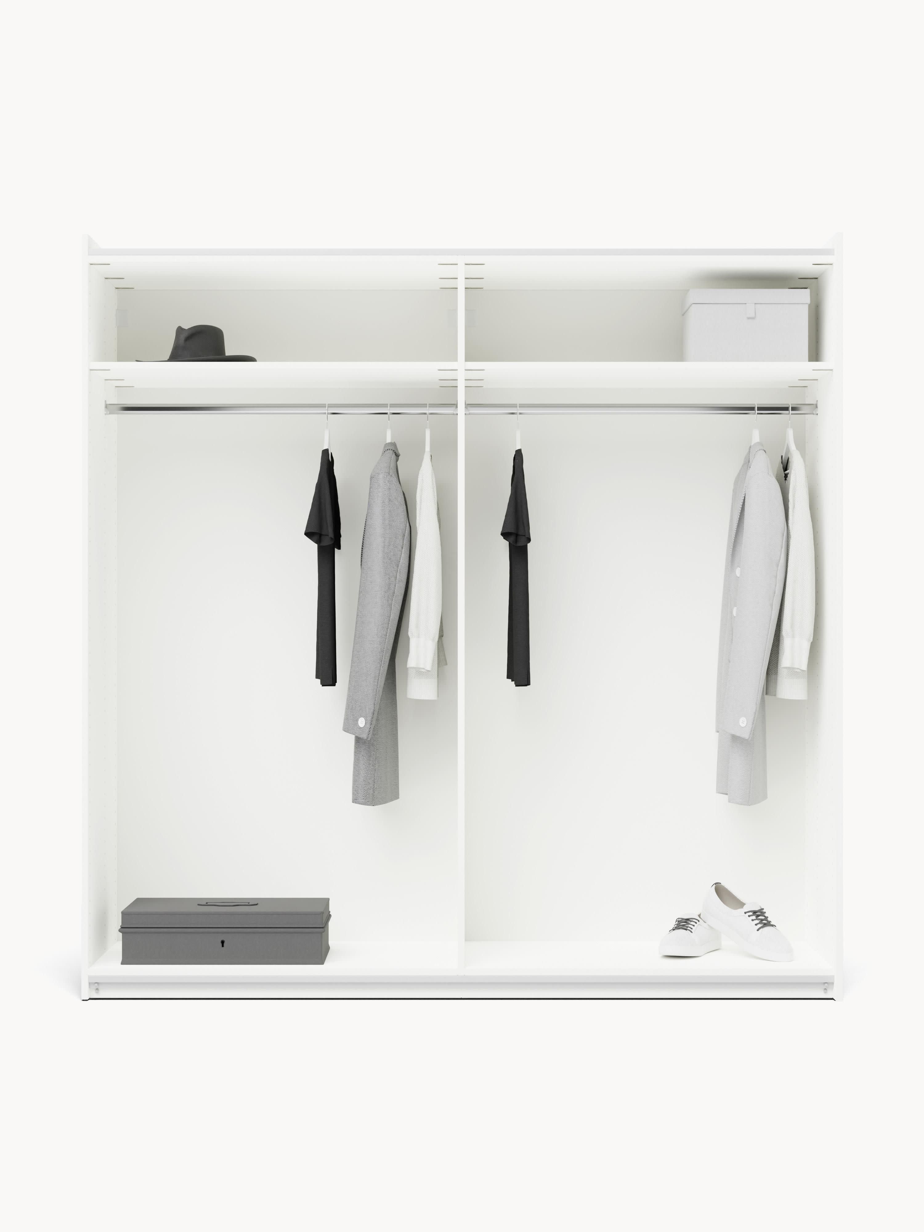 Leon Modular Sliding Door Wardrobe, 200 cm Wide, in various sizes