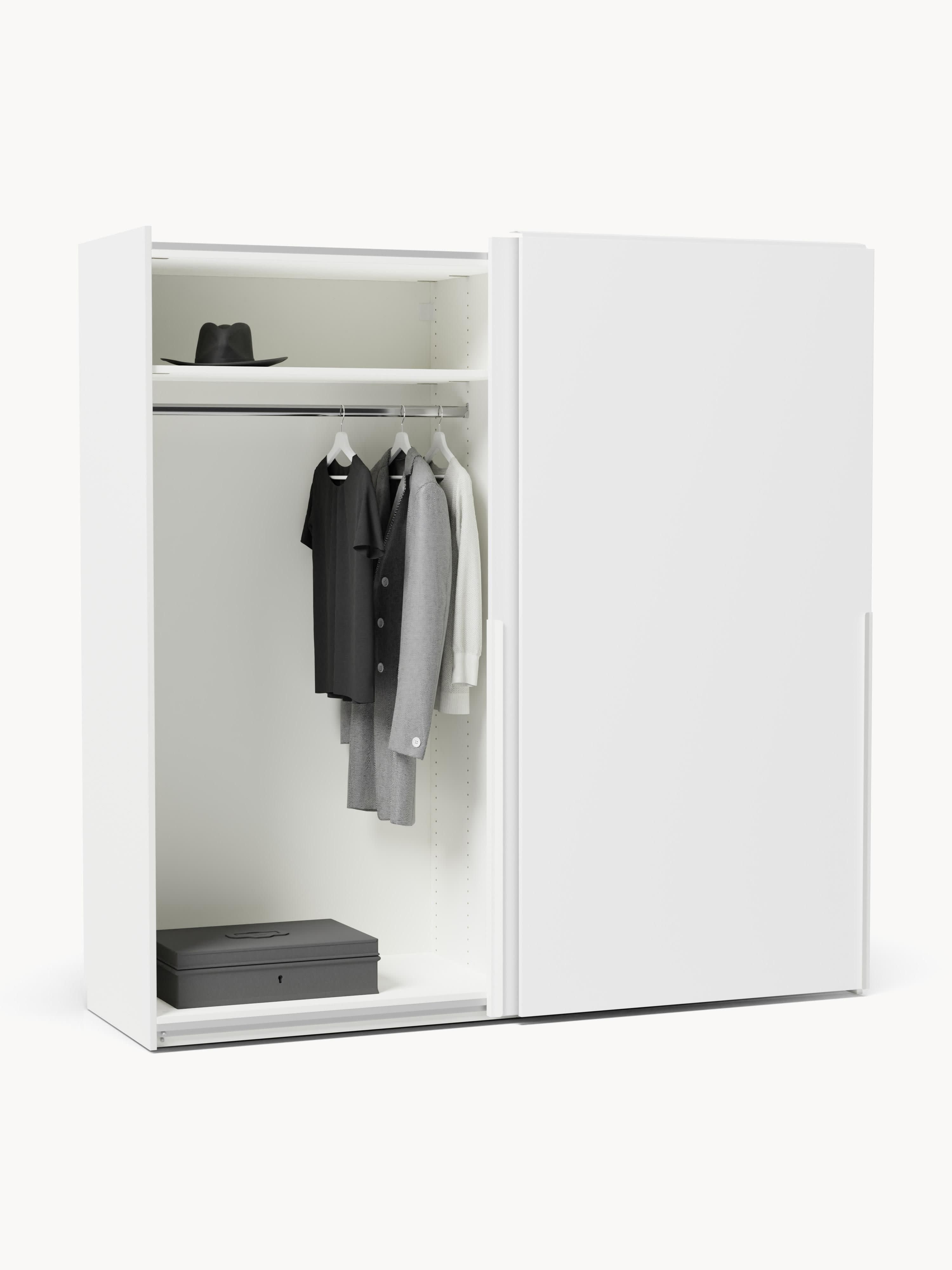 Leon Modular Sliding Door Wardrobe, 200 cm Wide, in various sizes