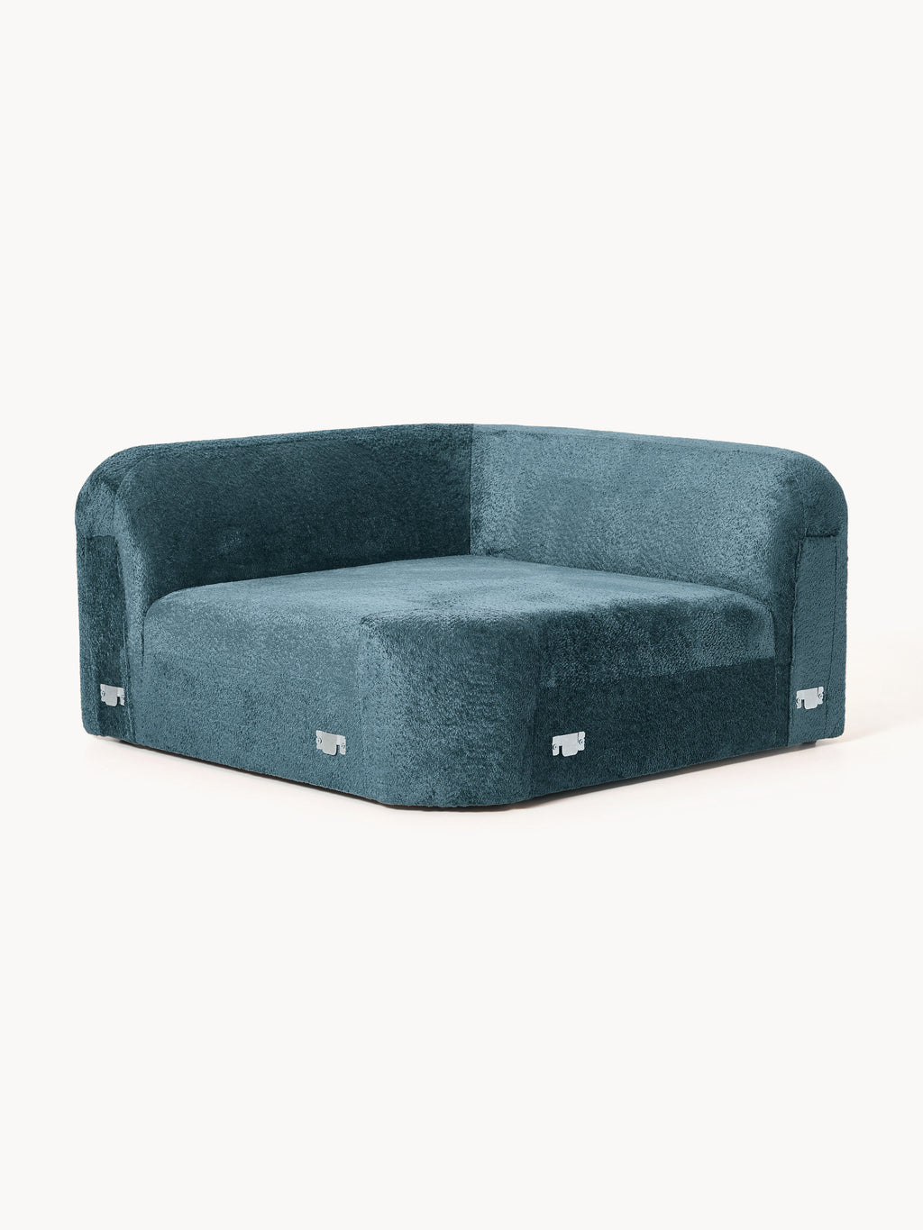 Wolke Round Teddy Bouclé Corner Module