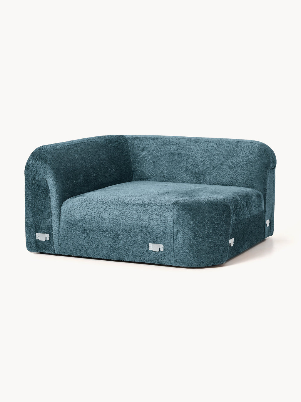 Wolke Round Teddy Bouclé Corner Module