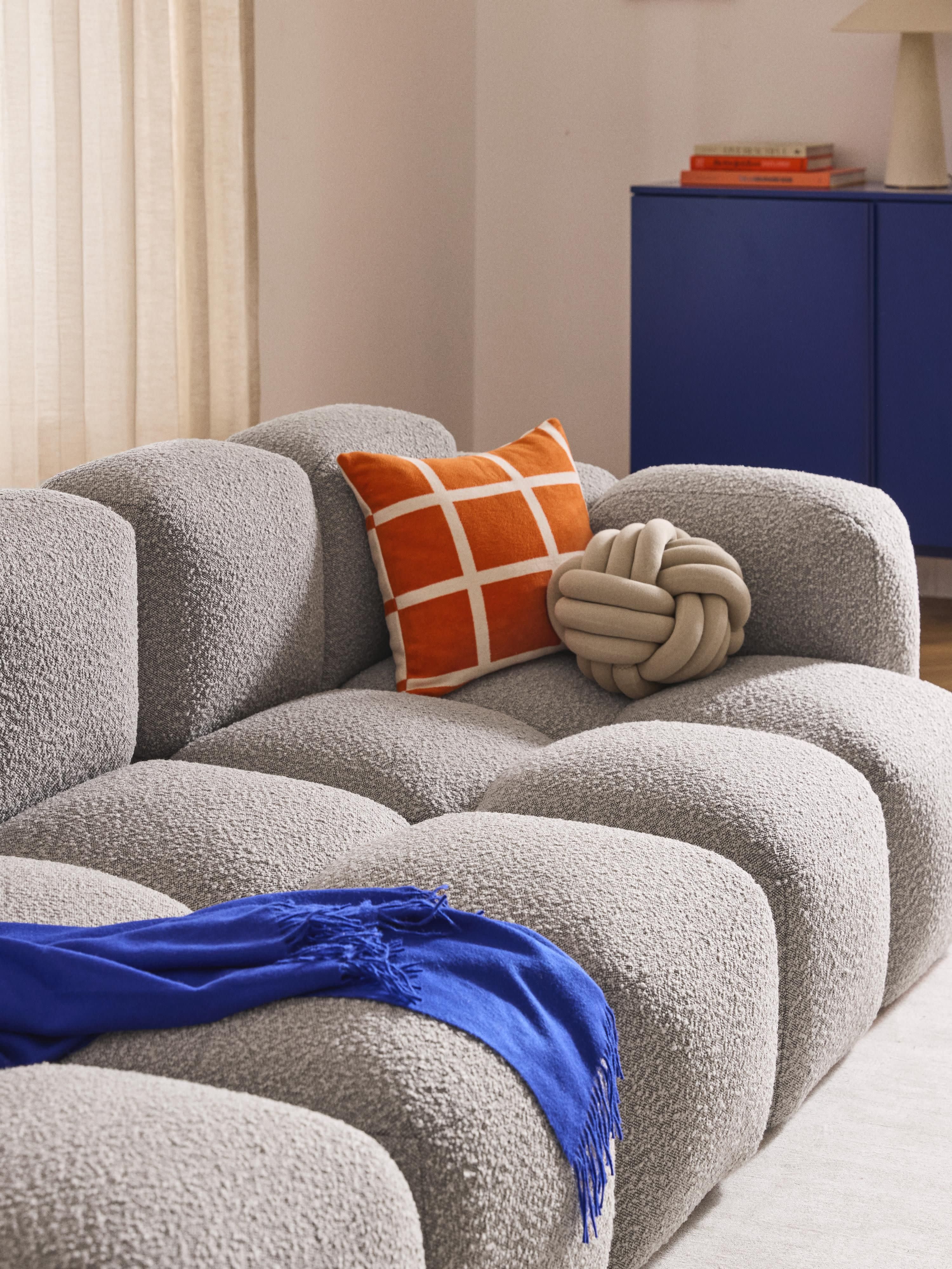 Tayla Bouclé Modular Sofa (4-seater)