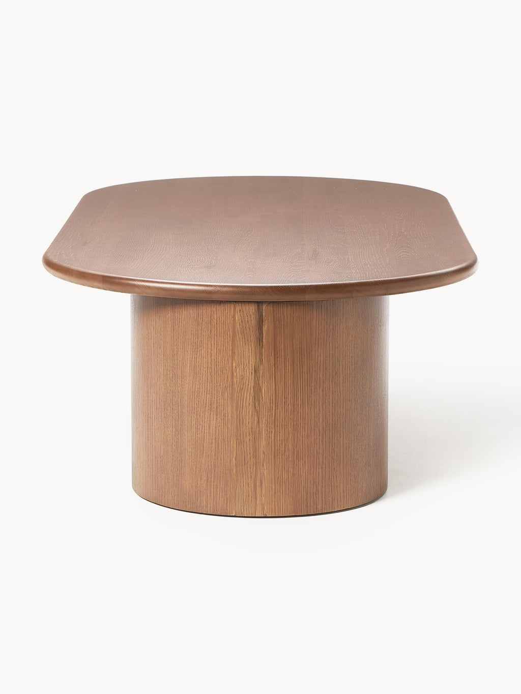 Didi Oval Oak Wood Coffee Table